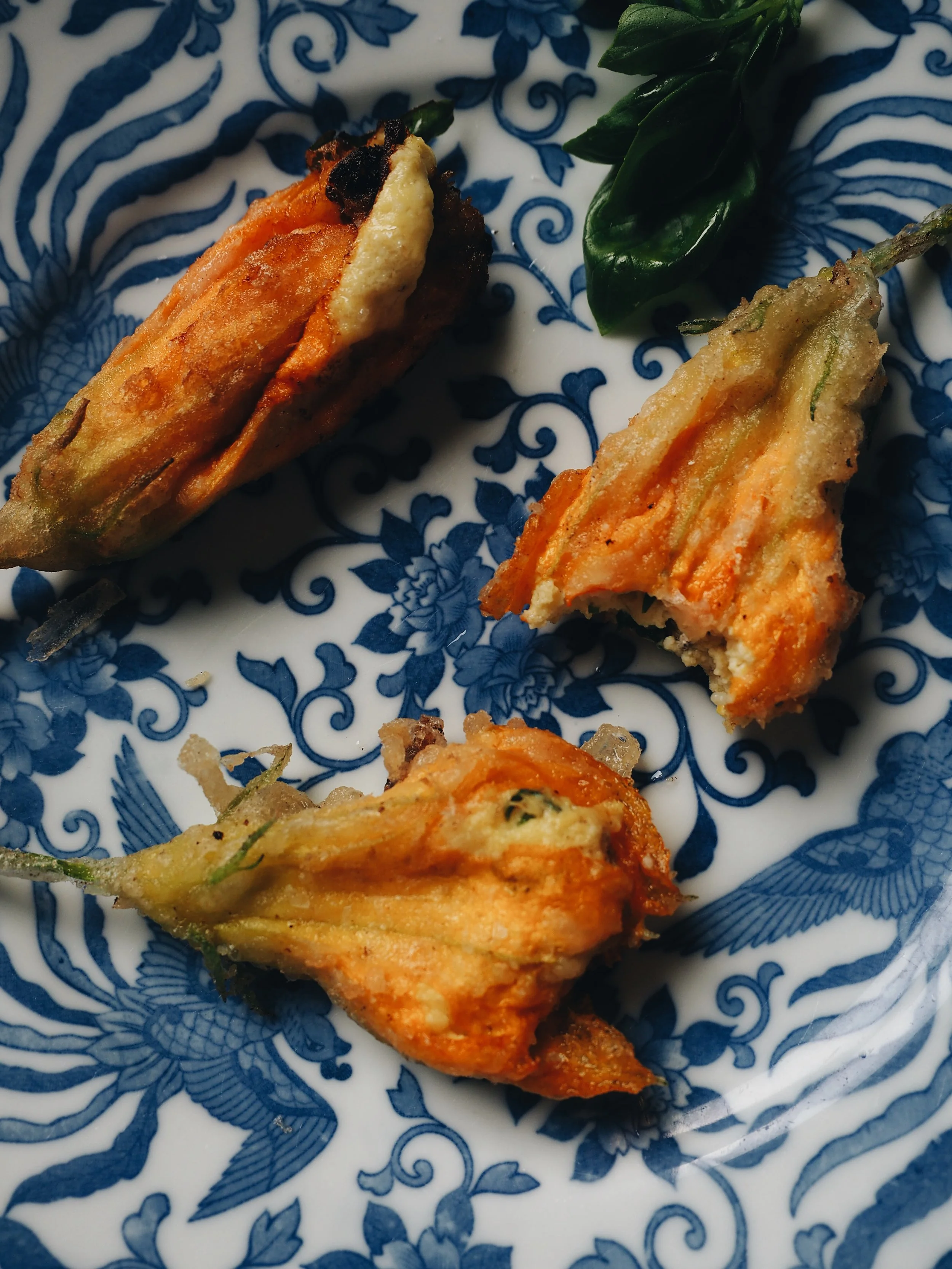 Stuffed Squash Blossoms