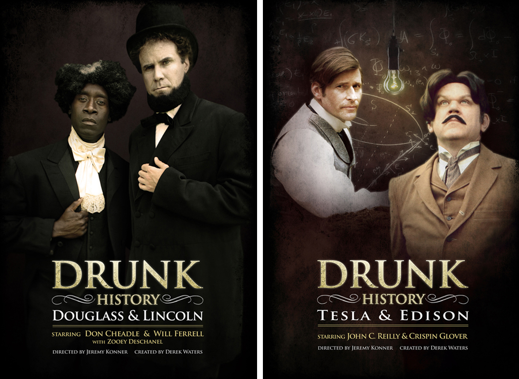 Drunk History (logo and poster)