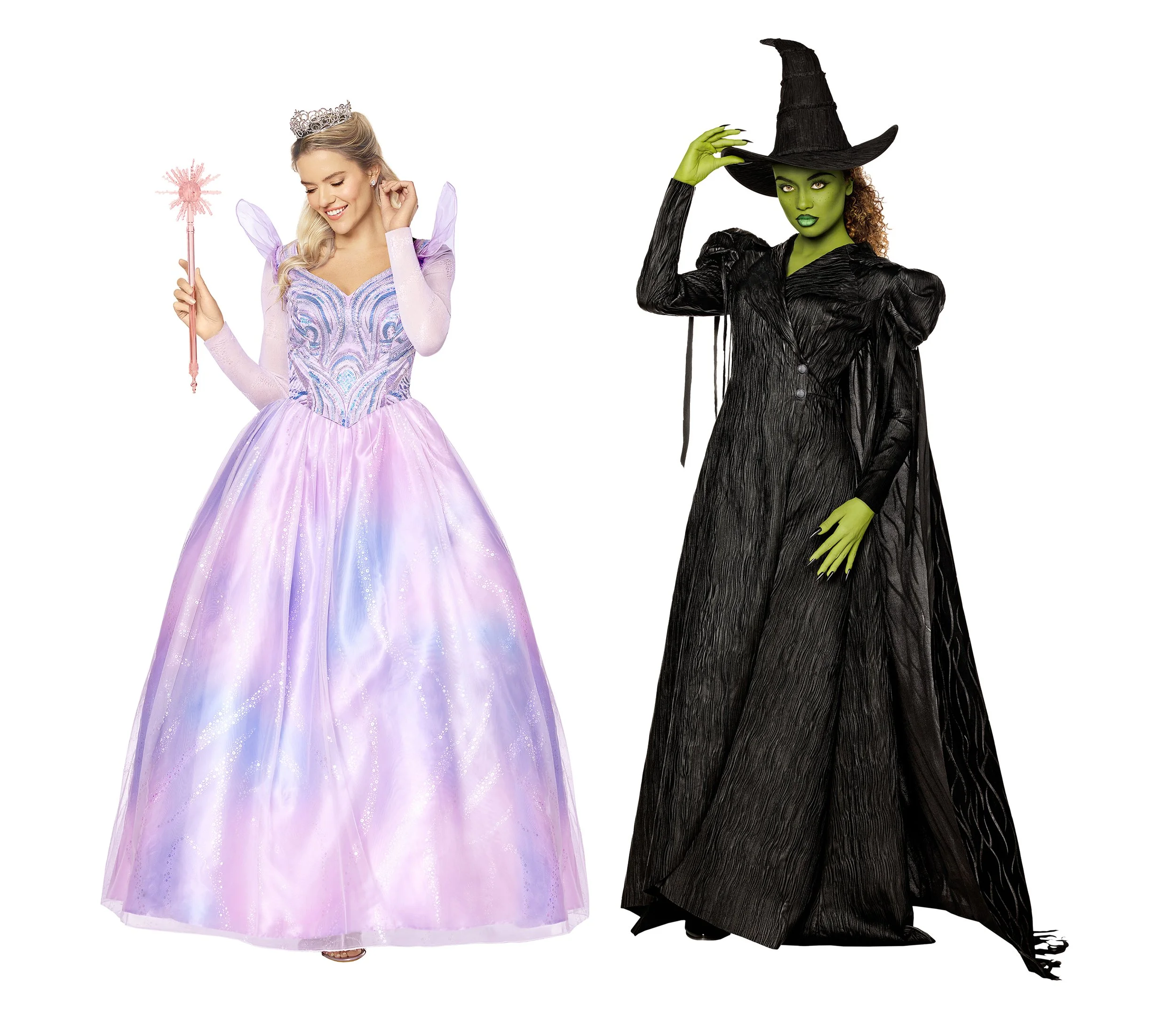  Glinda &amp; Elphaba Wicked for Good costumes for Spirit Halloween 