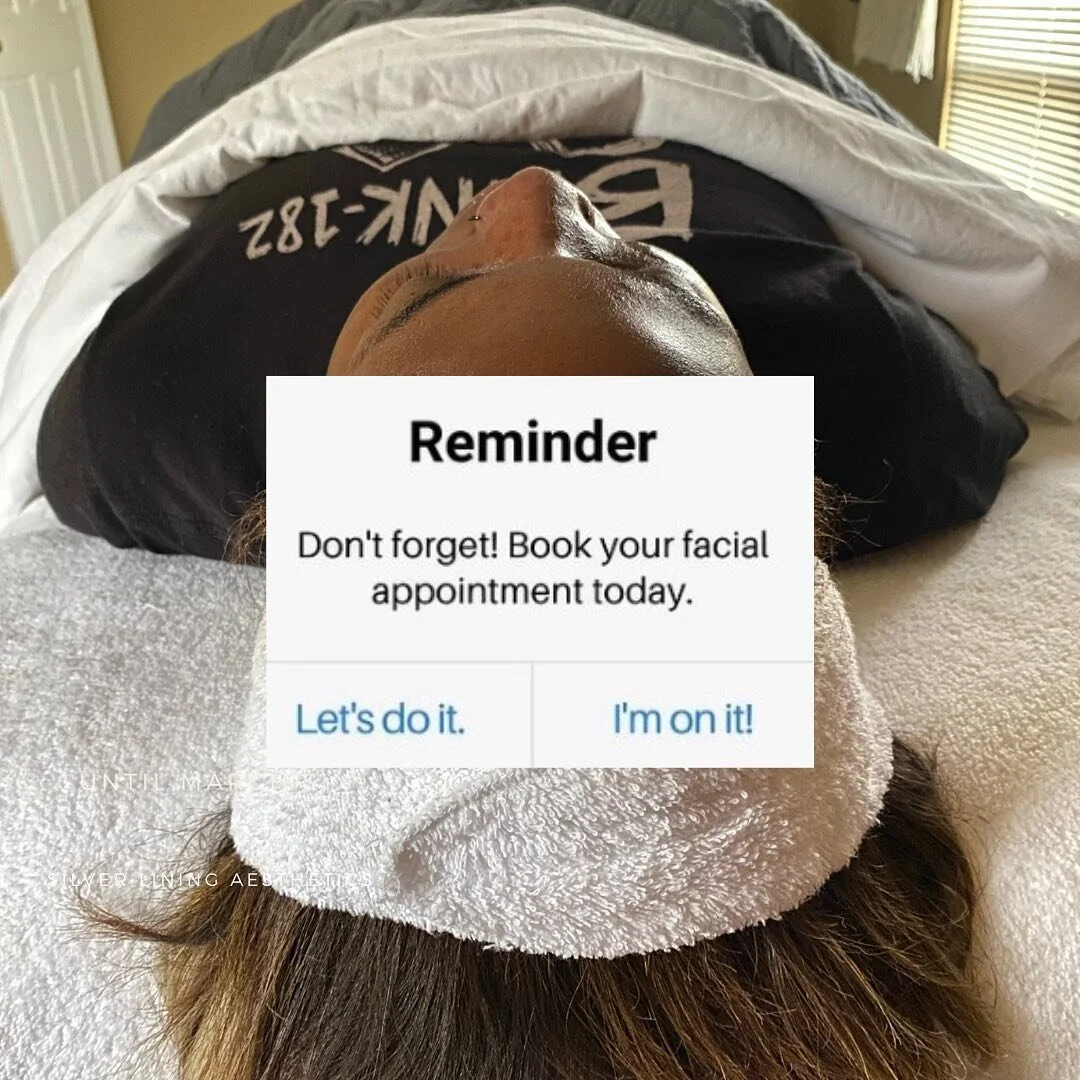 There is still time for you to book your $35 Essential Facial before for the month ends ! 

#douglasville #silverliningeasthetics #douglasvilleesthetician #buildingbetterskin #microdermabrasionfacial #skinremodeling