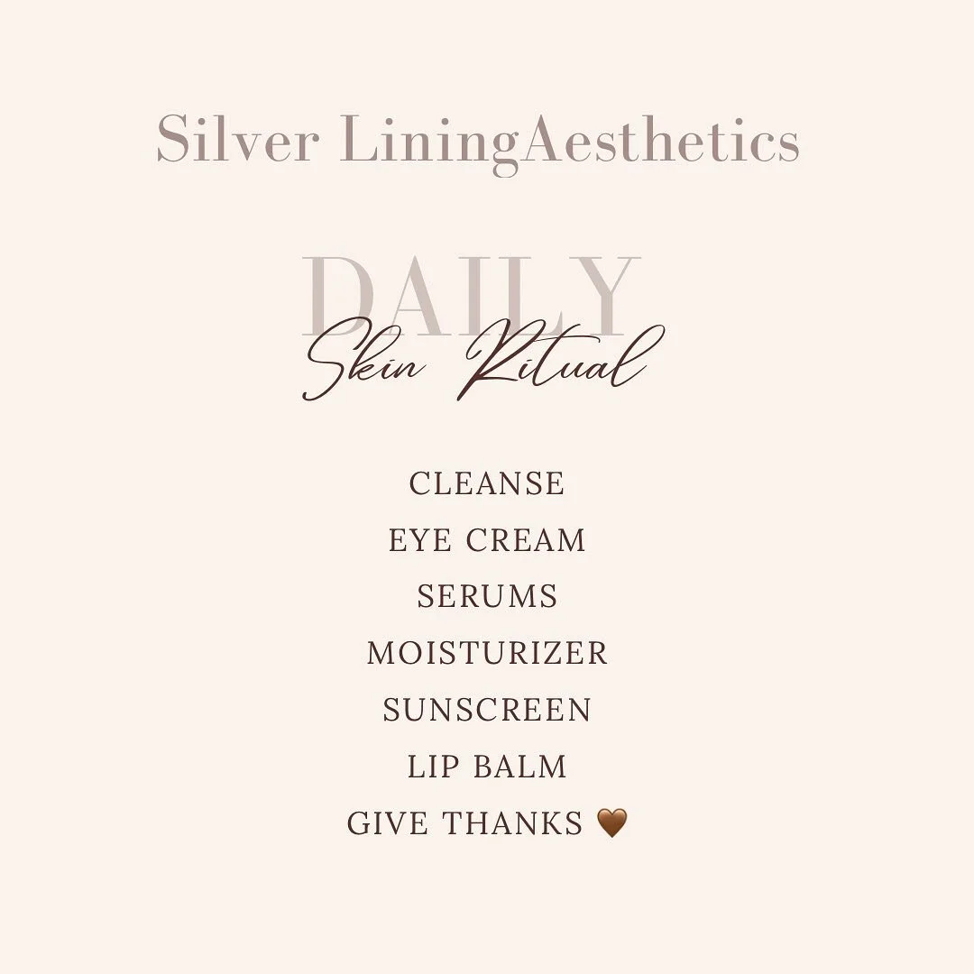 Daily rituals are what success story&rsquo;s are build on. 
Doing something everyday makes it a part of your life.. It is showing the universe &ldquo;this is what I am working toward&rdquo;

Do you have a daily ritual? 
Skincare or not skincare relat