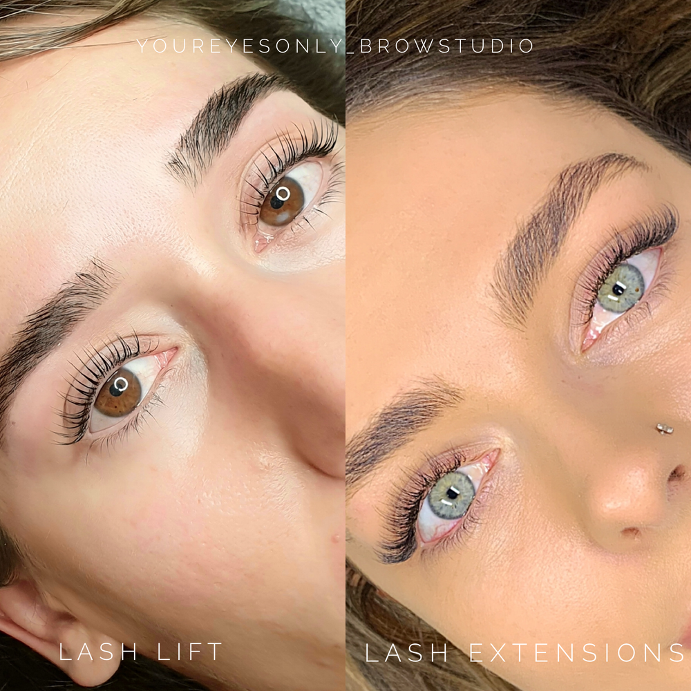 Keratin Lash Lift Vs Eyelash Extensions Your Eyes Only Brow Studio