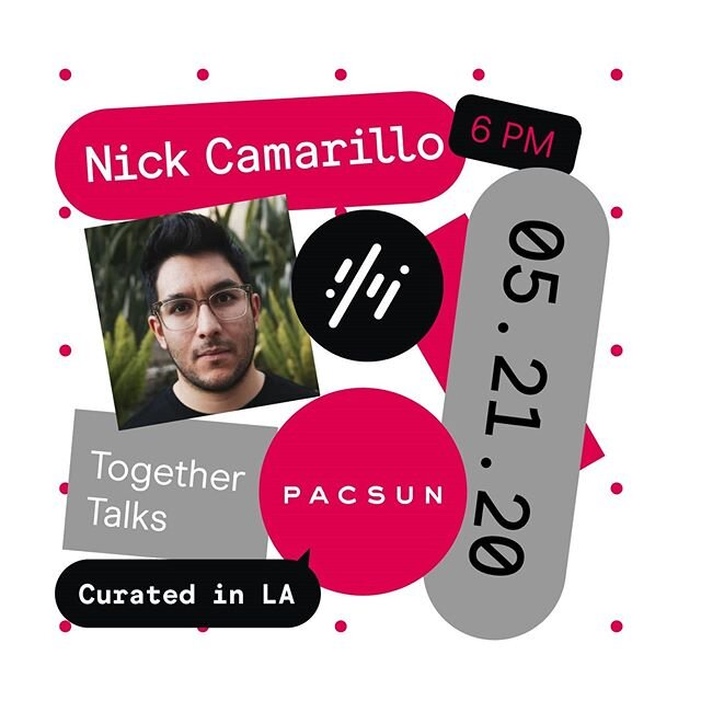 Tune in for Together Talks - a livestream Q&amp;A hosted by Spire featuring a new creative guest each week! Tune in for this week's guest: Nick Camarillo, the senior digital designer at Pac-Sun will be joining us to talk about designing digitally in 