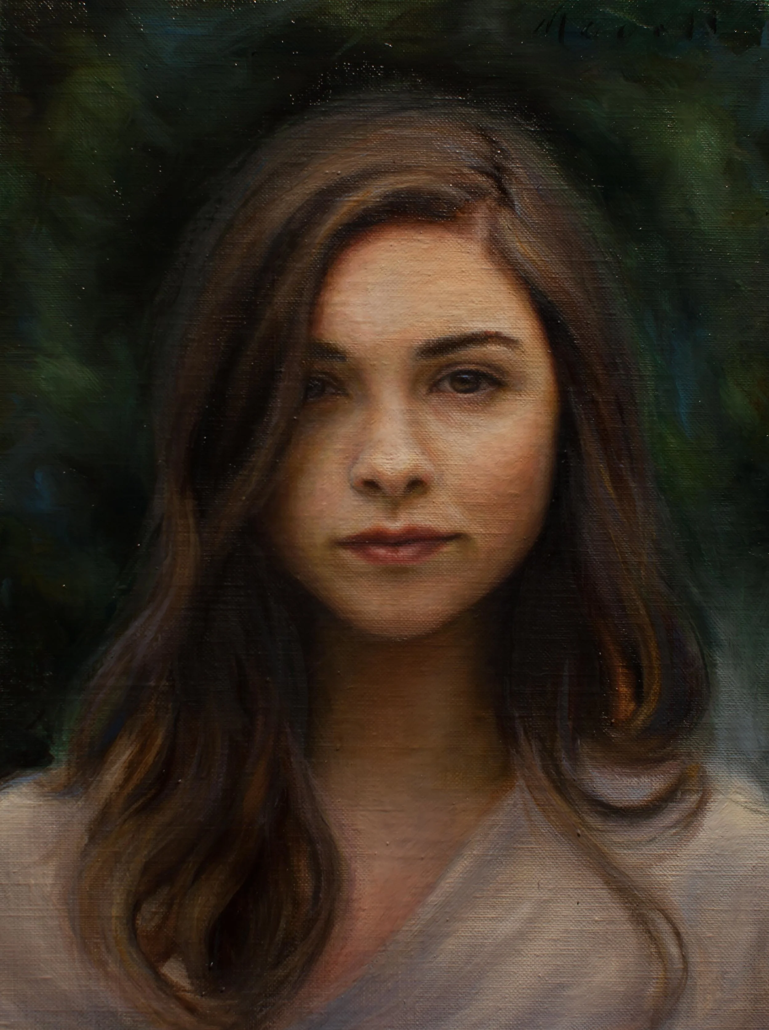 "Confident Serenity" oil on linen