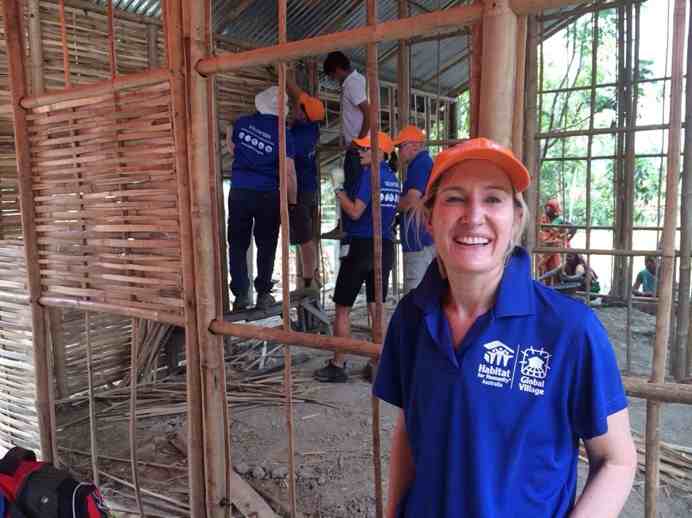 Dr Liz Dawes-Higgs travelled to Nepal to help build a home for a woman who was recently widowed. 