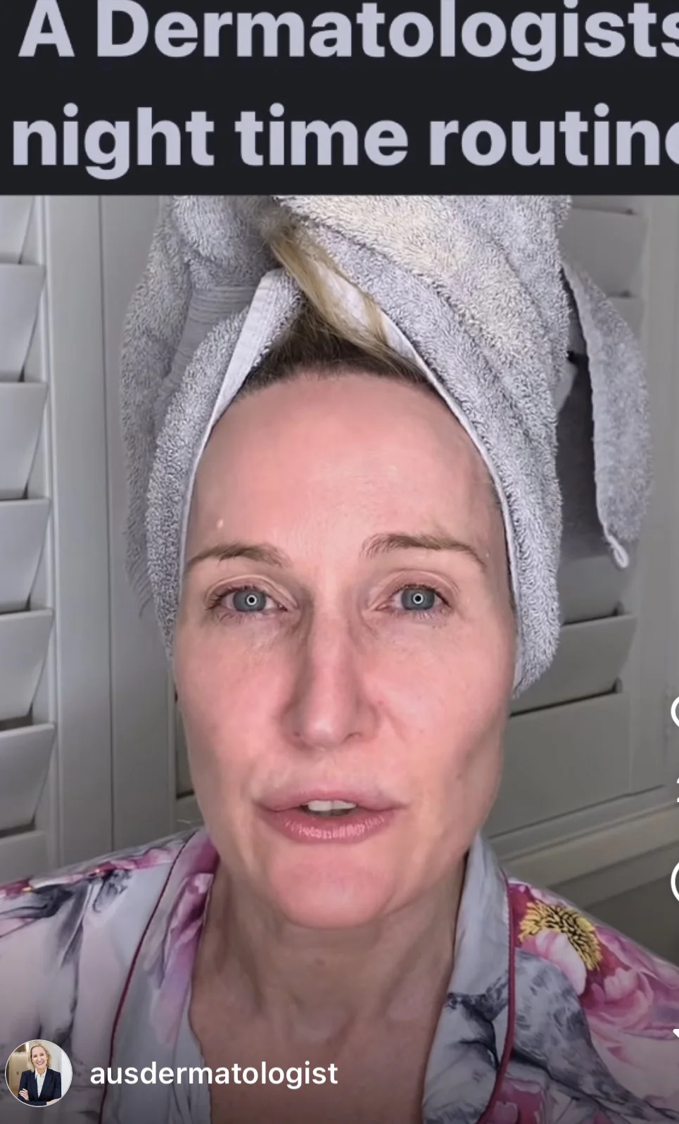 My night time routine