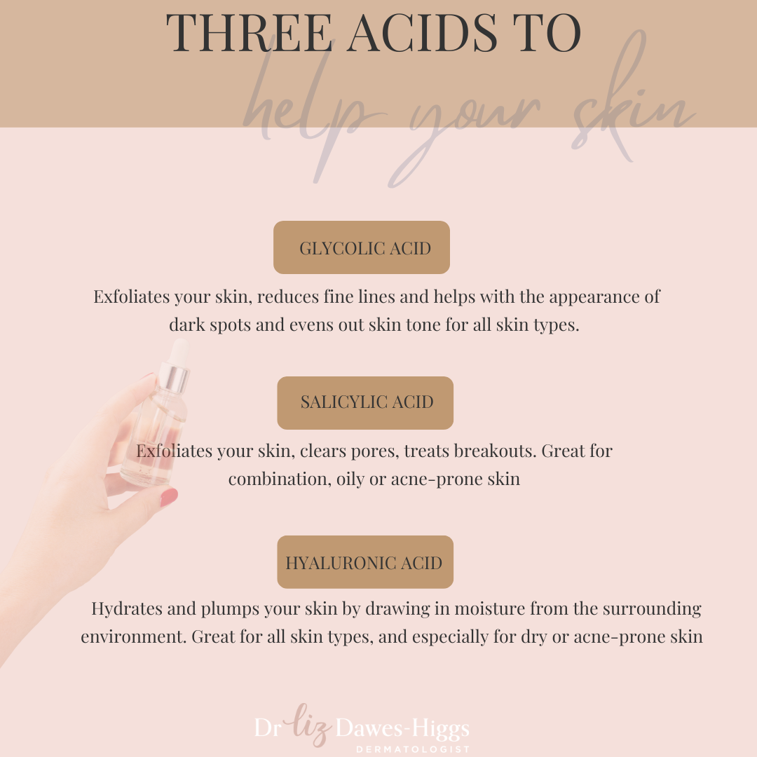 3 Acids To Help Your Skin