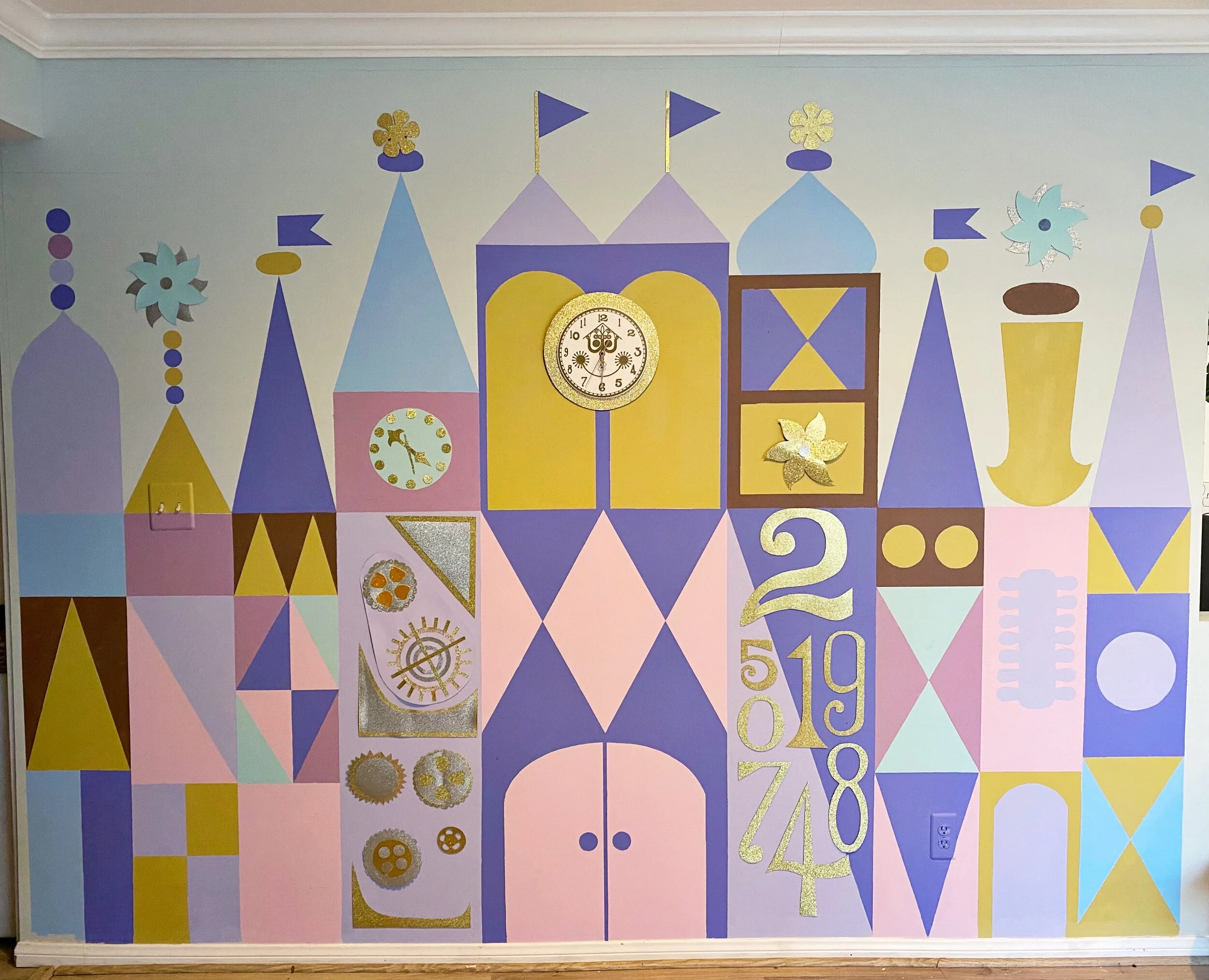 DIY- It's a Small World Mural!