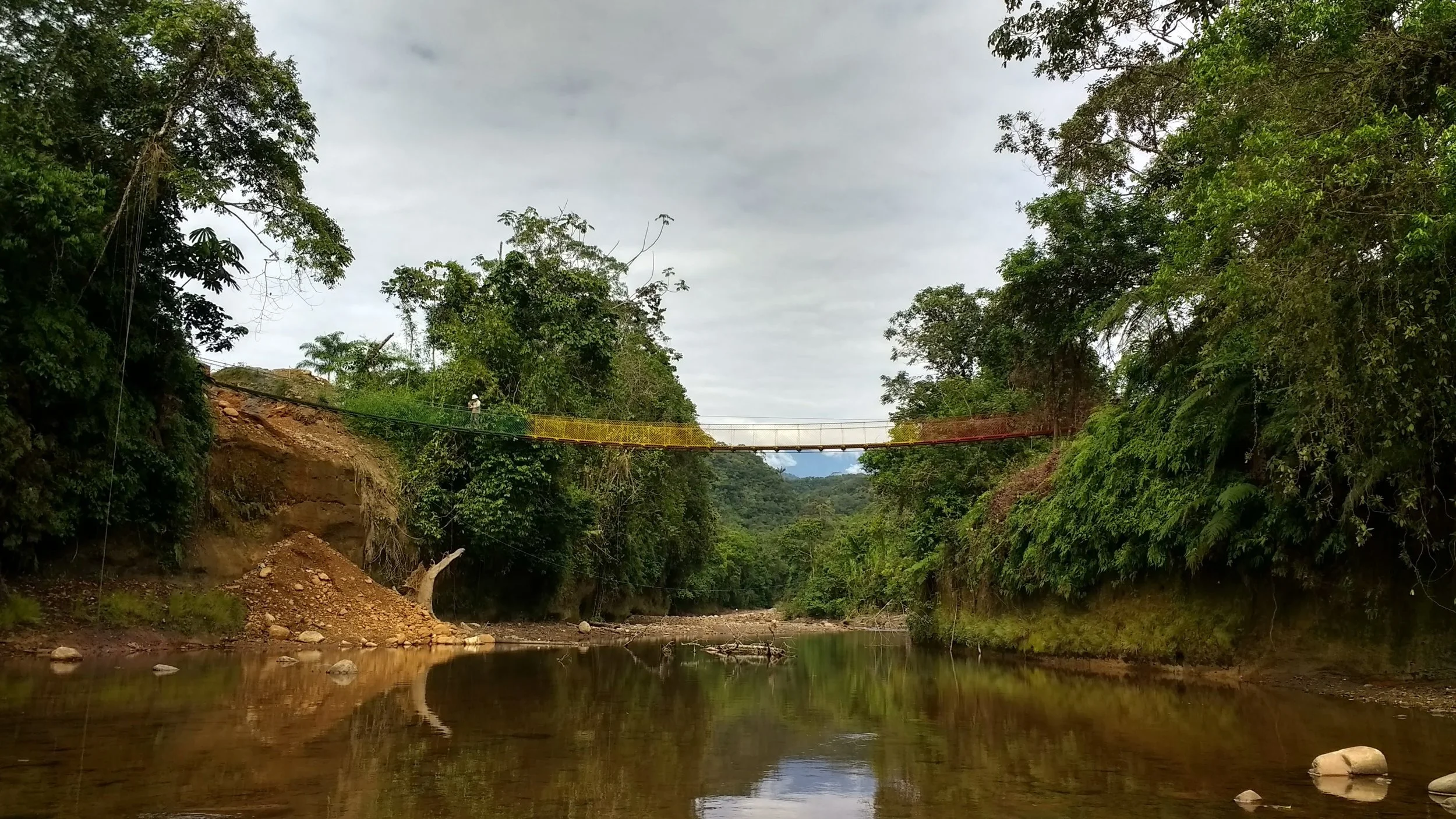 2017 Finished Bridges: Osbel Dorvil, Rutgers University The Palmar Pampa B bridge completed. Bolivia