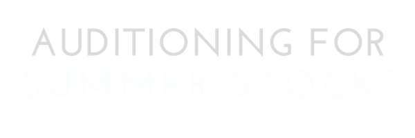 Auditions - Actor Aesthetic