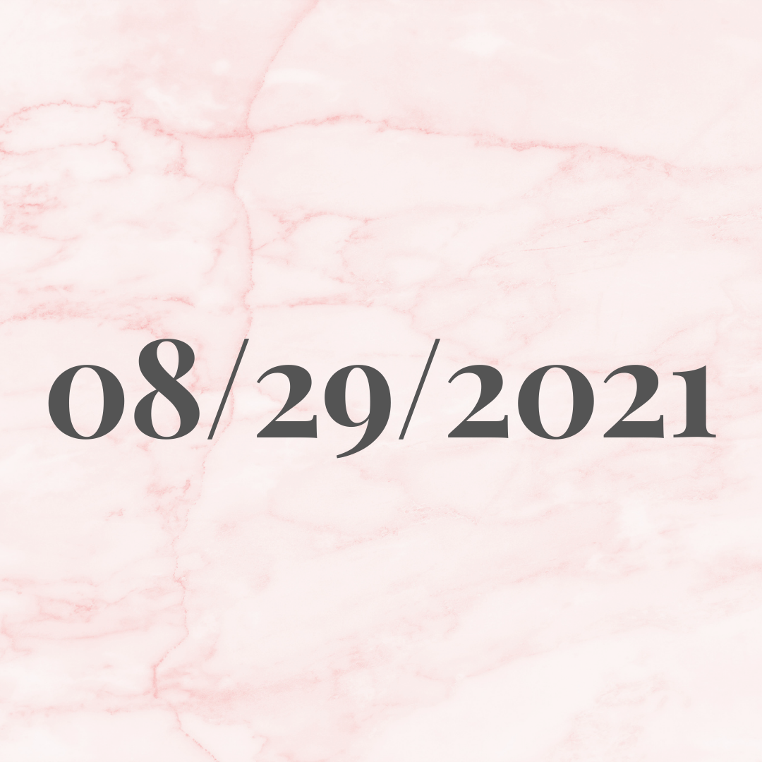Journal Entry 2 - Sunday August 29, 2021