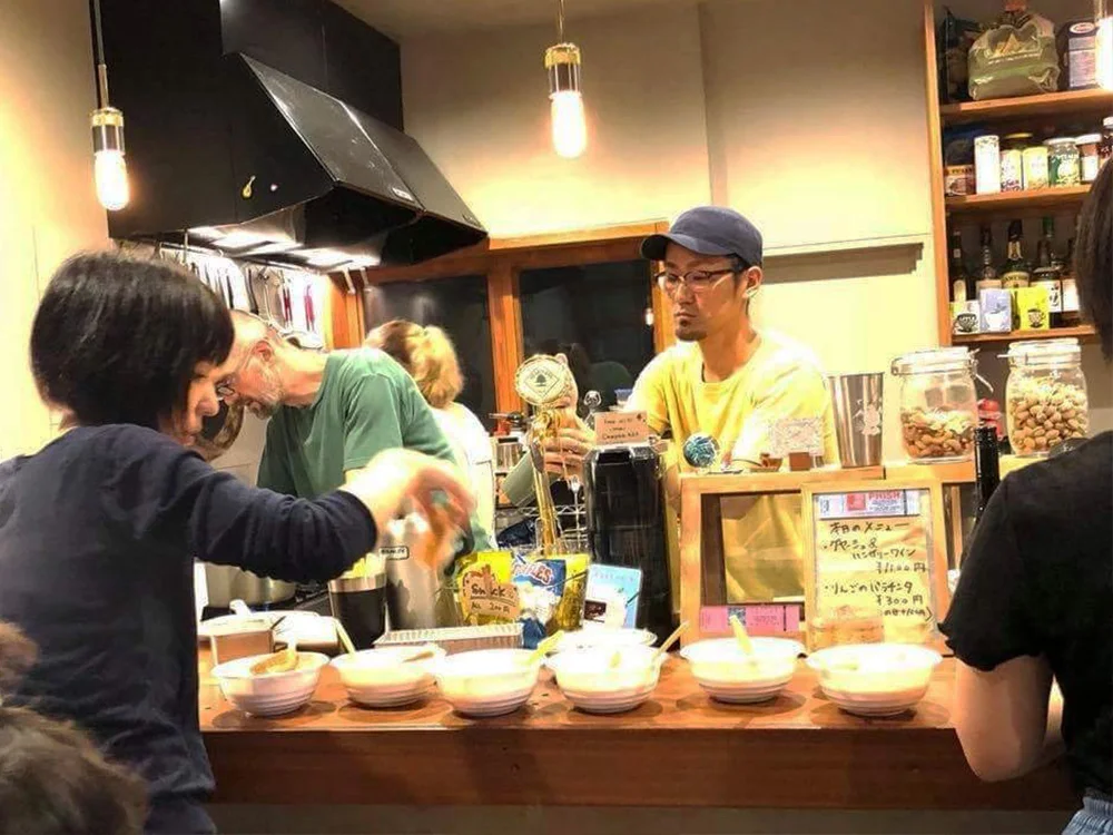 バッタバタの私たち(笑)友達がいつの間にか写真とってくれていたことにも気づかず!w