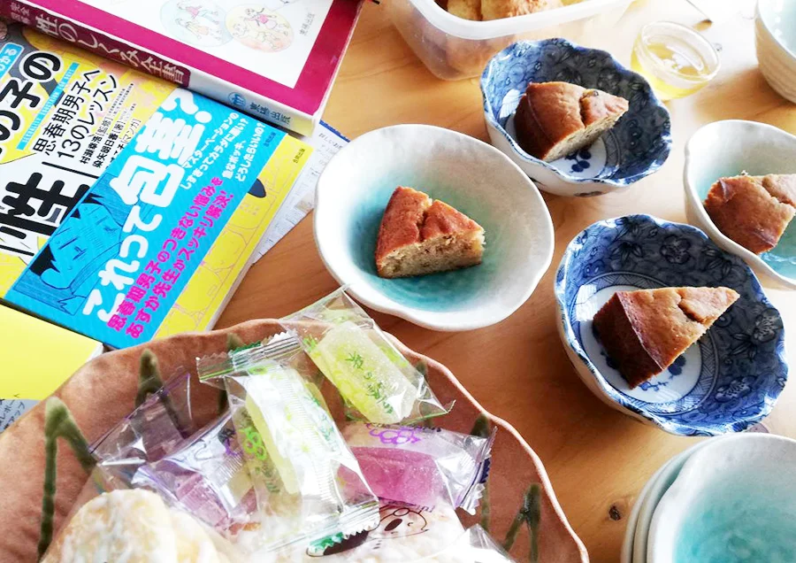 参加者の方が手作りの低糖質ケーキを作ってきてくれました!!う、うれしい。