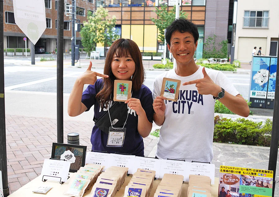 前回も出店の茨城県つくば市、今回は「もっくん珈琲」。