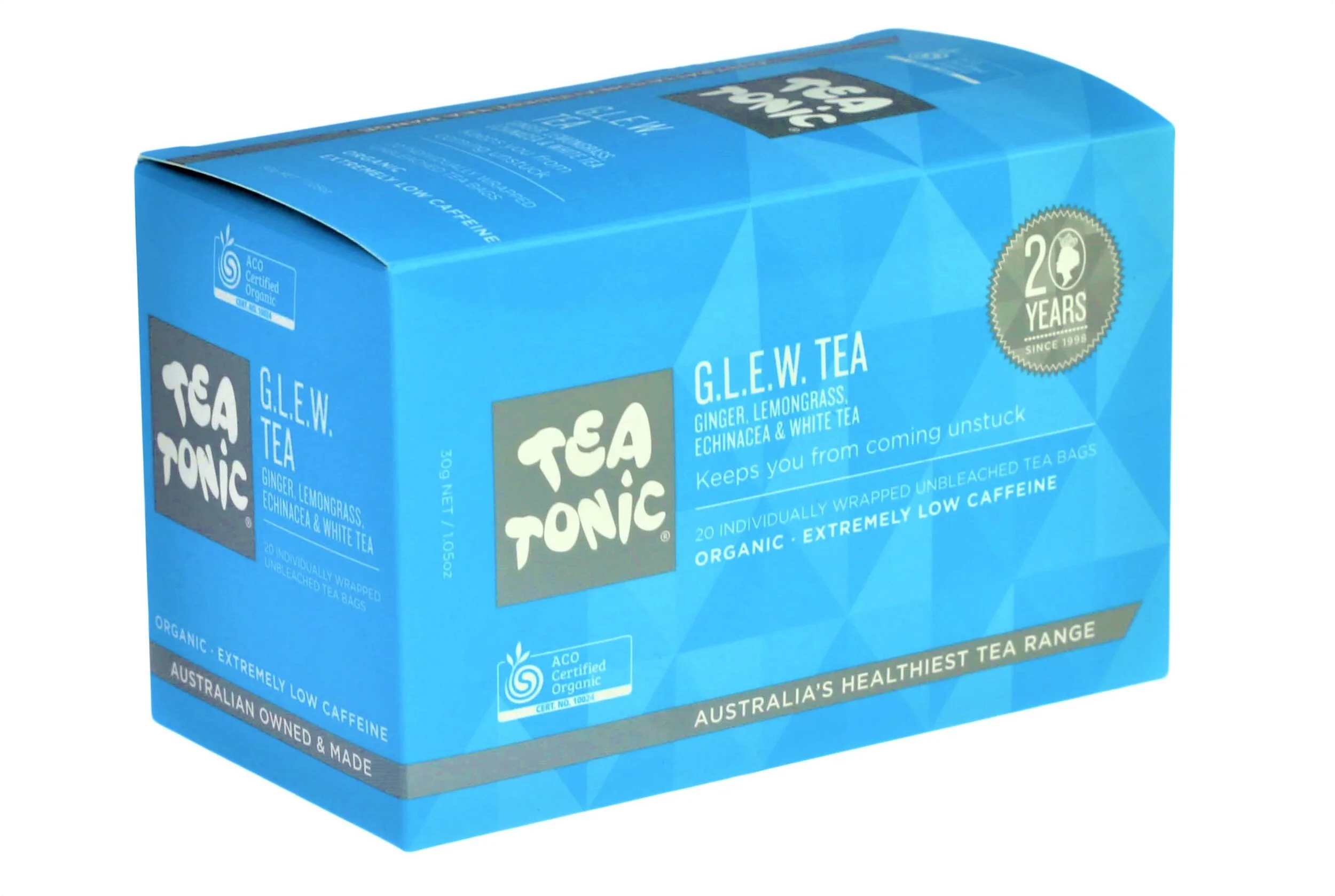 G.L.E.W (Ginger, Lemongrass, Echinacea, White Tea) Tea Teabags