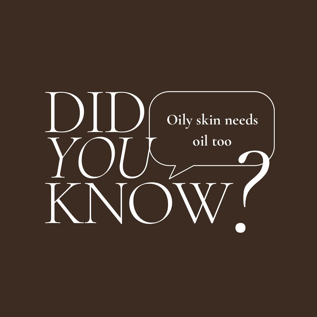 FACT // oily skin needs oil too!

Don&rsquo;t be scared of the word OIL when we are talking about your skin. Whether it&rsquo;s for internal or external use, an oil in the form of omegas or serum will be beneficial for the results you&rsquo;re after.