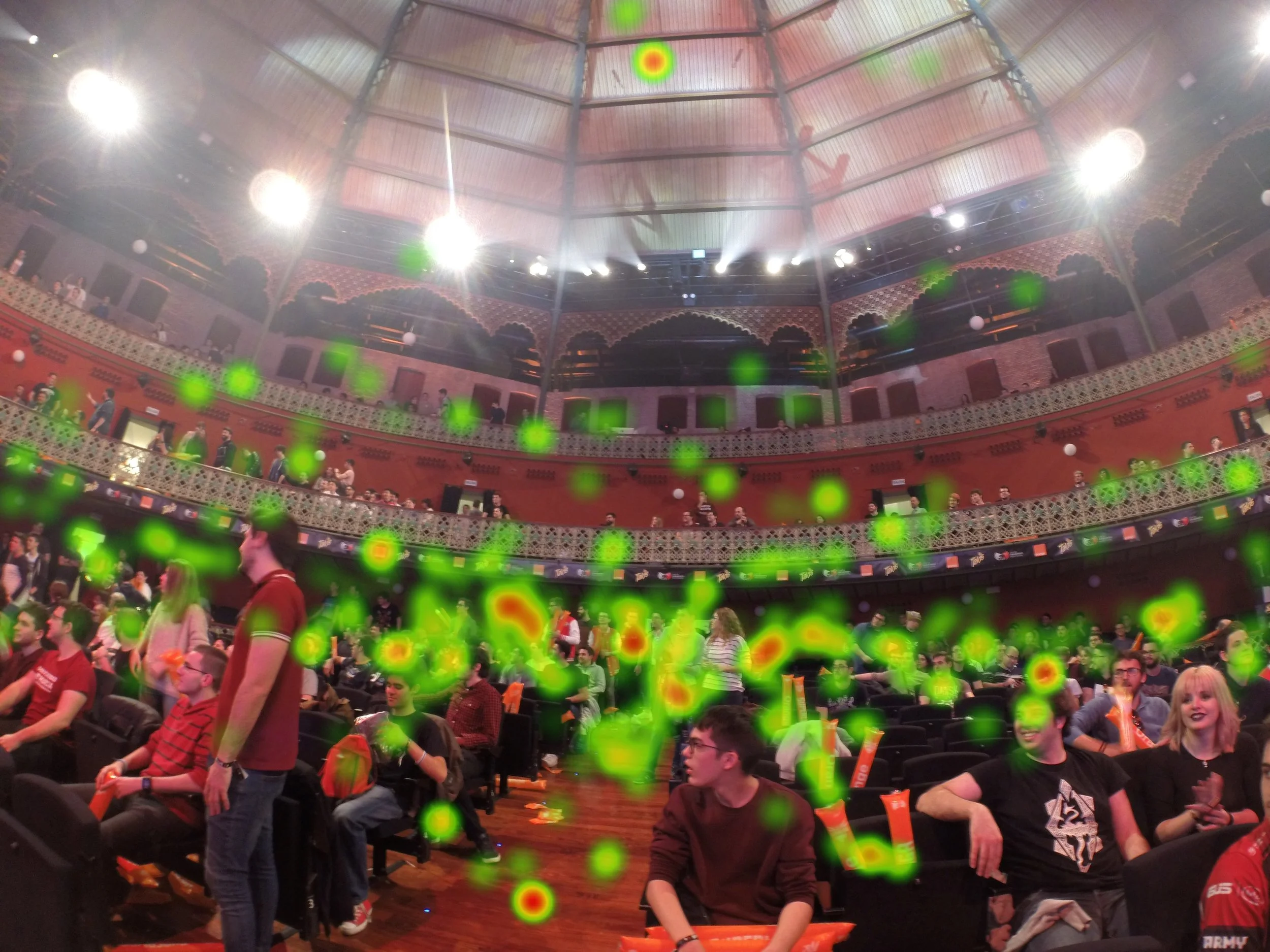Prueba de las Eyetracker en el Teatro Circo de Murcia
