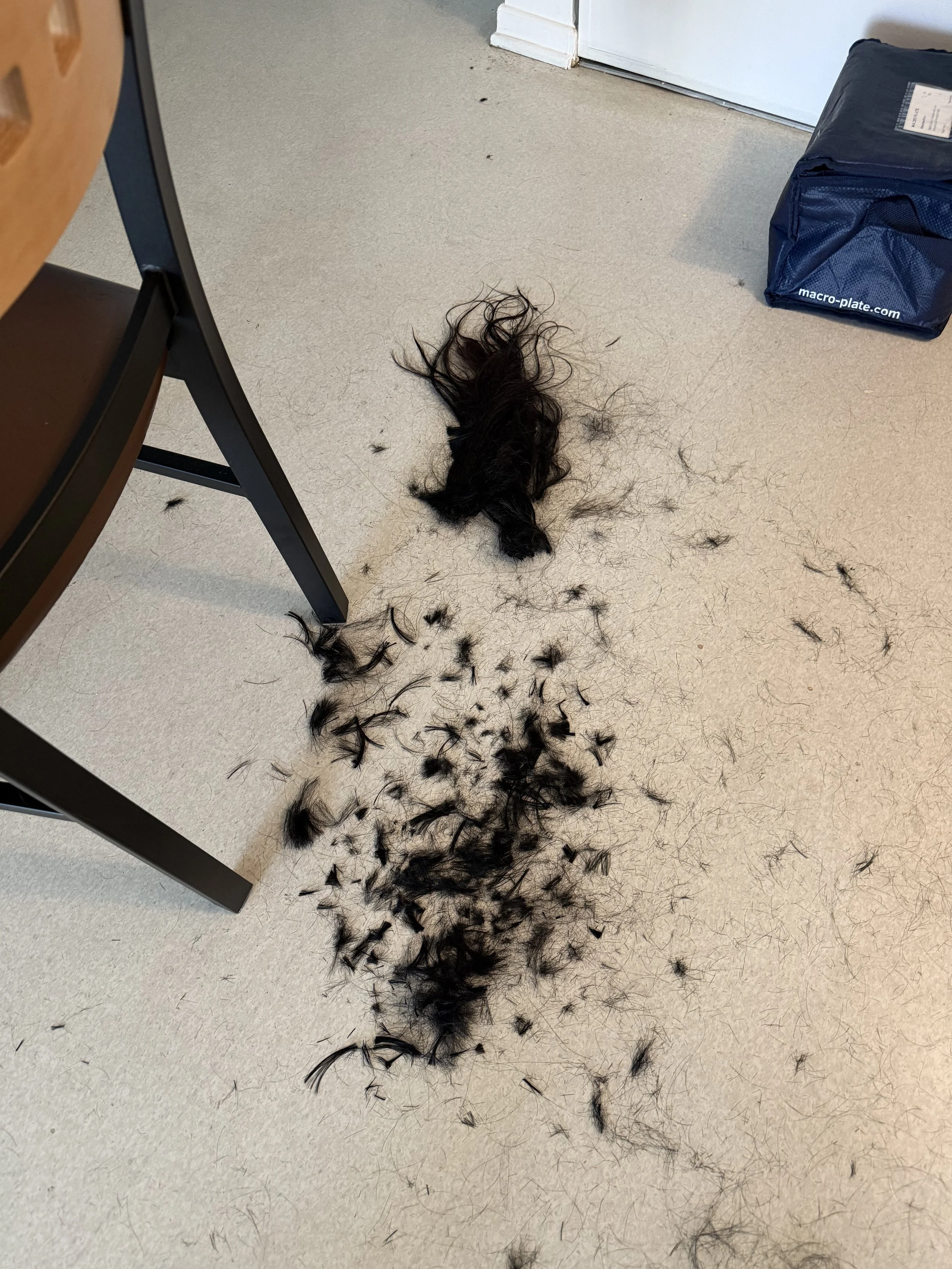 Week 4 of Brain Cancer Radiation: Hair Loss, Creativity &amp; Falling Forward