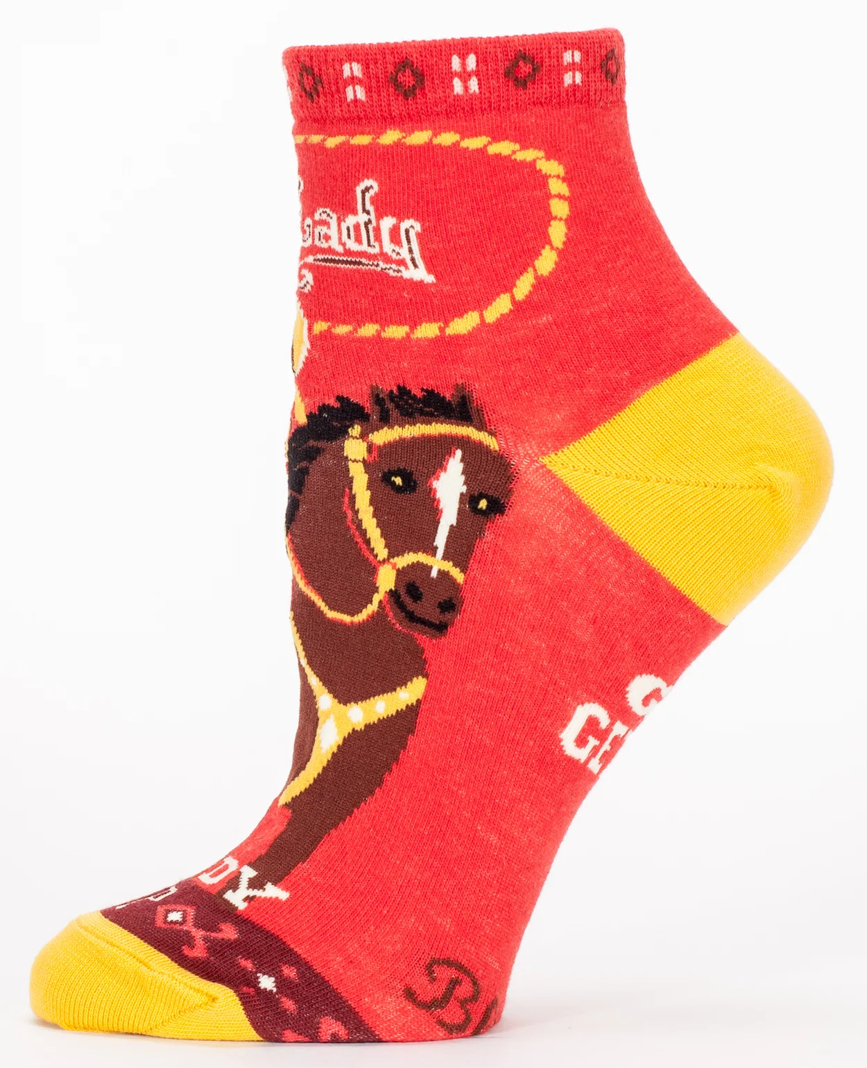 boss lady socks blue q