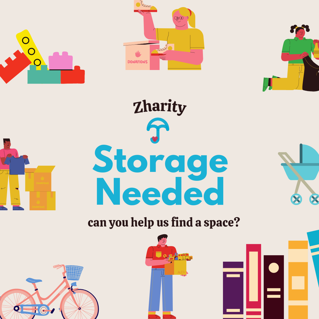 Zharity is growing and looking for space! Can you help?