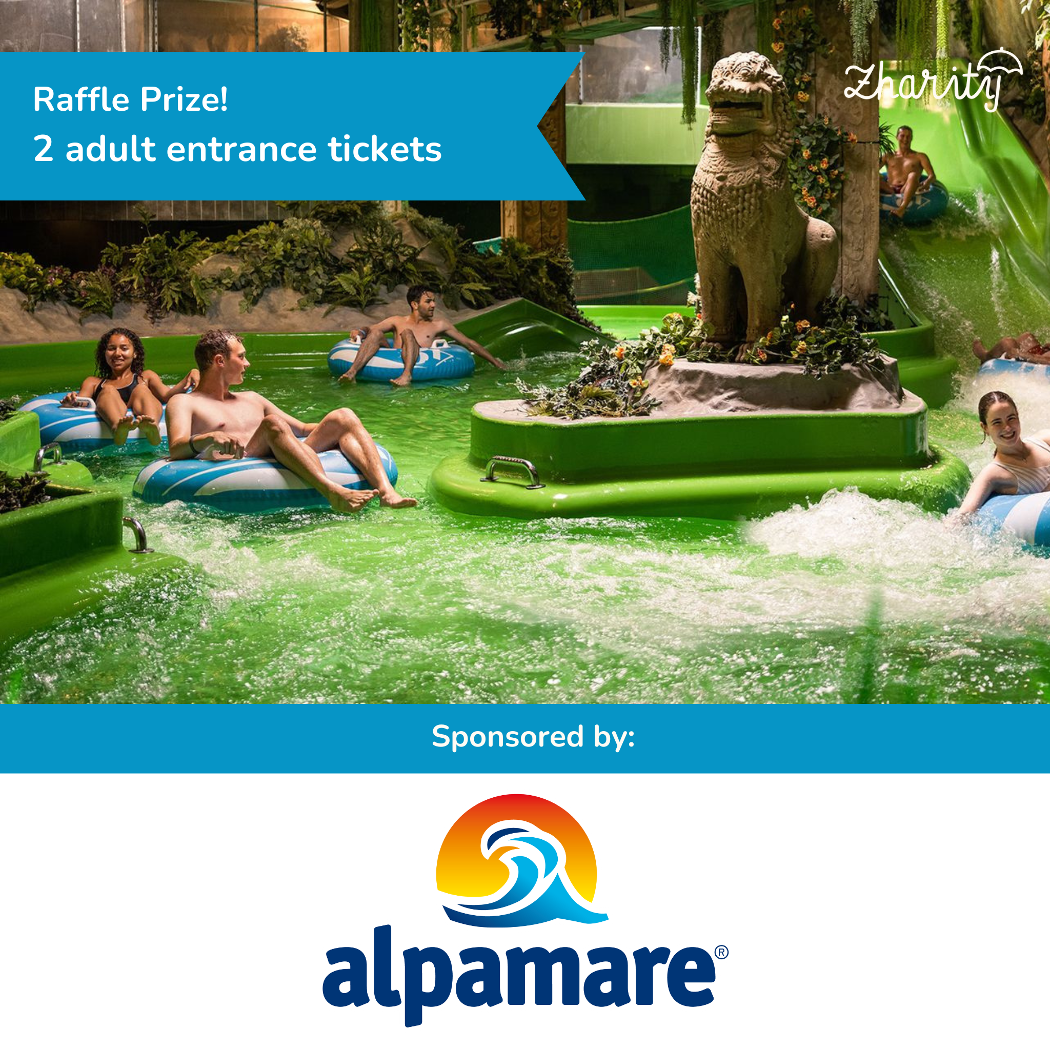 Zharity Raffle: Alpamare Entrance Tickets