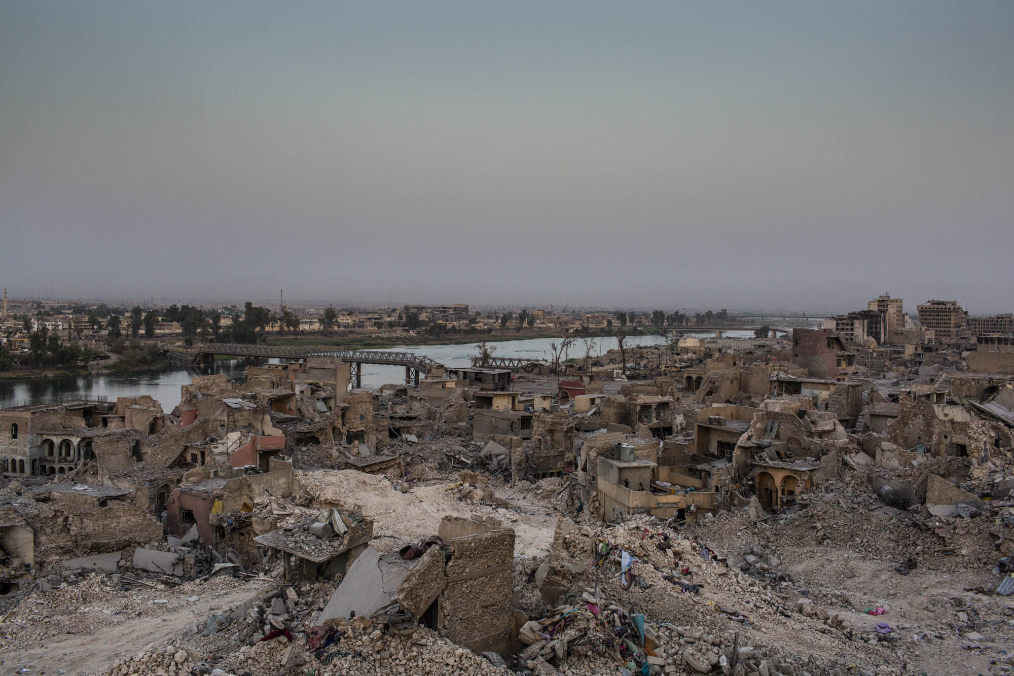  The heavily destroyed Maydan area of Mosul’s Old City, where the last ISIS militants were corralled and eventually killed by Iraqi security forces. Iraq - July 2017 