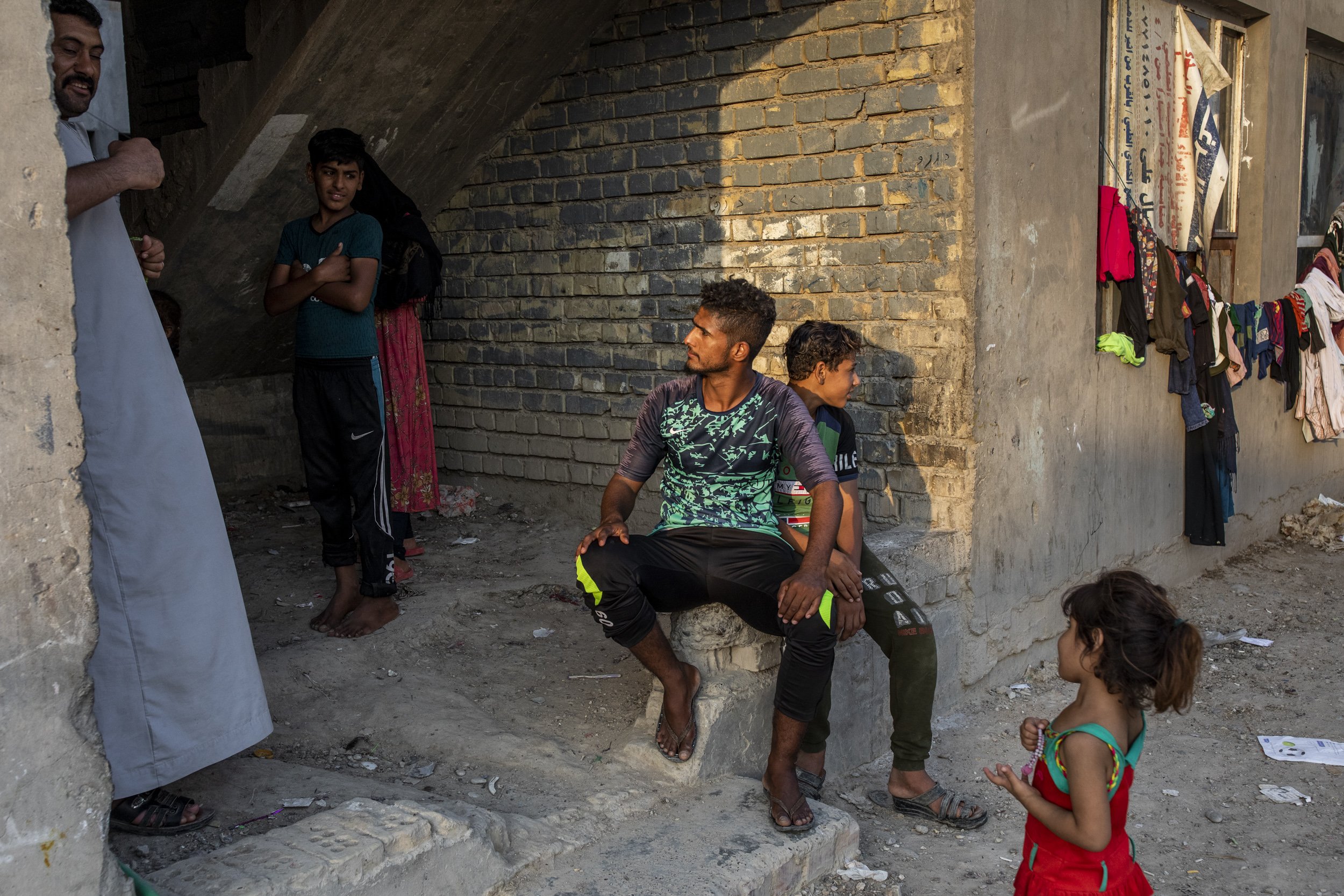  Hundreds of Sunni families, some of whom are accused of affiliation with ISIS members, remain displaced and are living in dilapidated unfinished buildings and empty schools in and around Samara.  