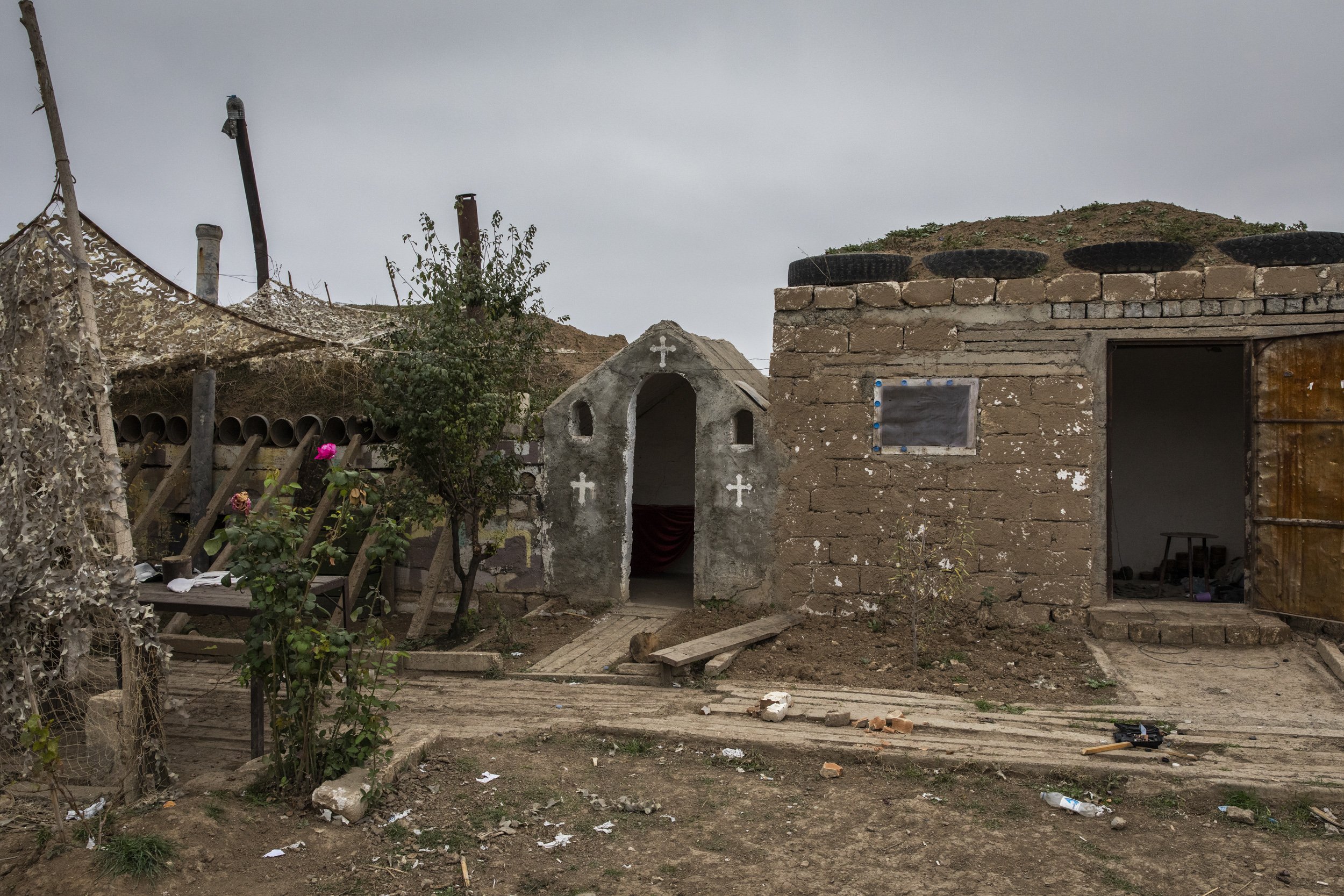  A small church located at a remote Armenian base in the Fizuli region of Azerbaijan, that was retaken by Azerbaijani forces several weeks earlier, after nearly 30 years. 