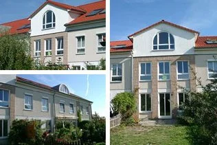 Waldblick Berlin-Lichtenrade Attraktiver Wohnpark in Nachbarschaft zum Villengebiet von Lichtenrade-Süd. Abwechslungsreiche und lockere Bebauung, mit und ohne Unterkellerung. Wohnflächen von 120 bis 145 m²