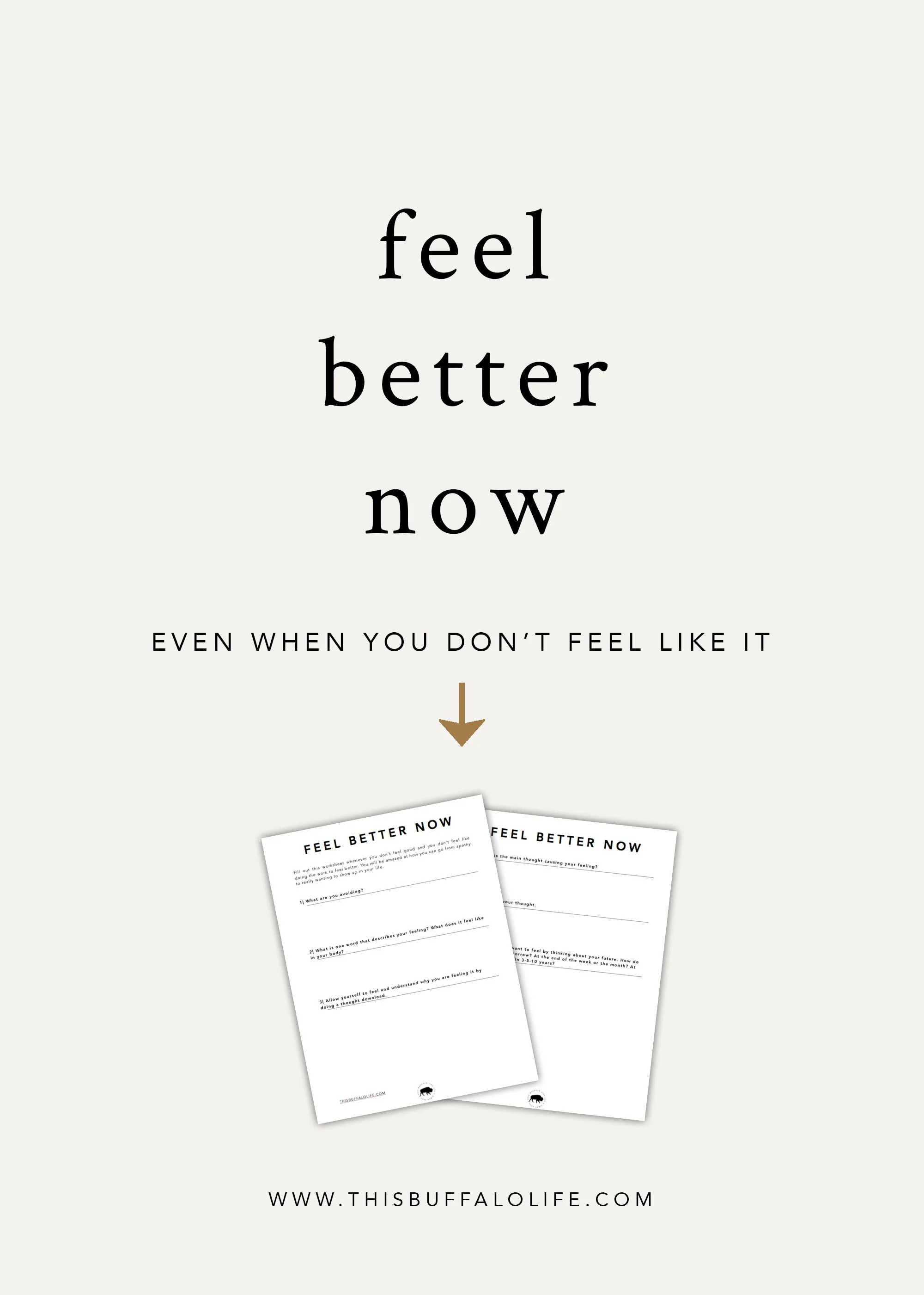 What To Do When You Don T Want To Feel Better This Buffalo Life