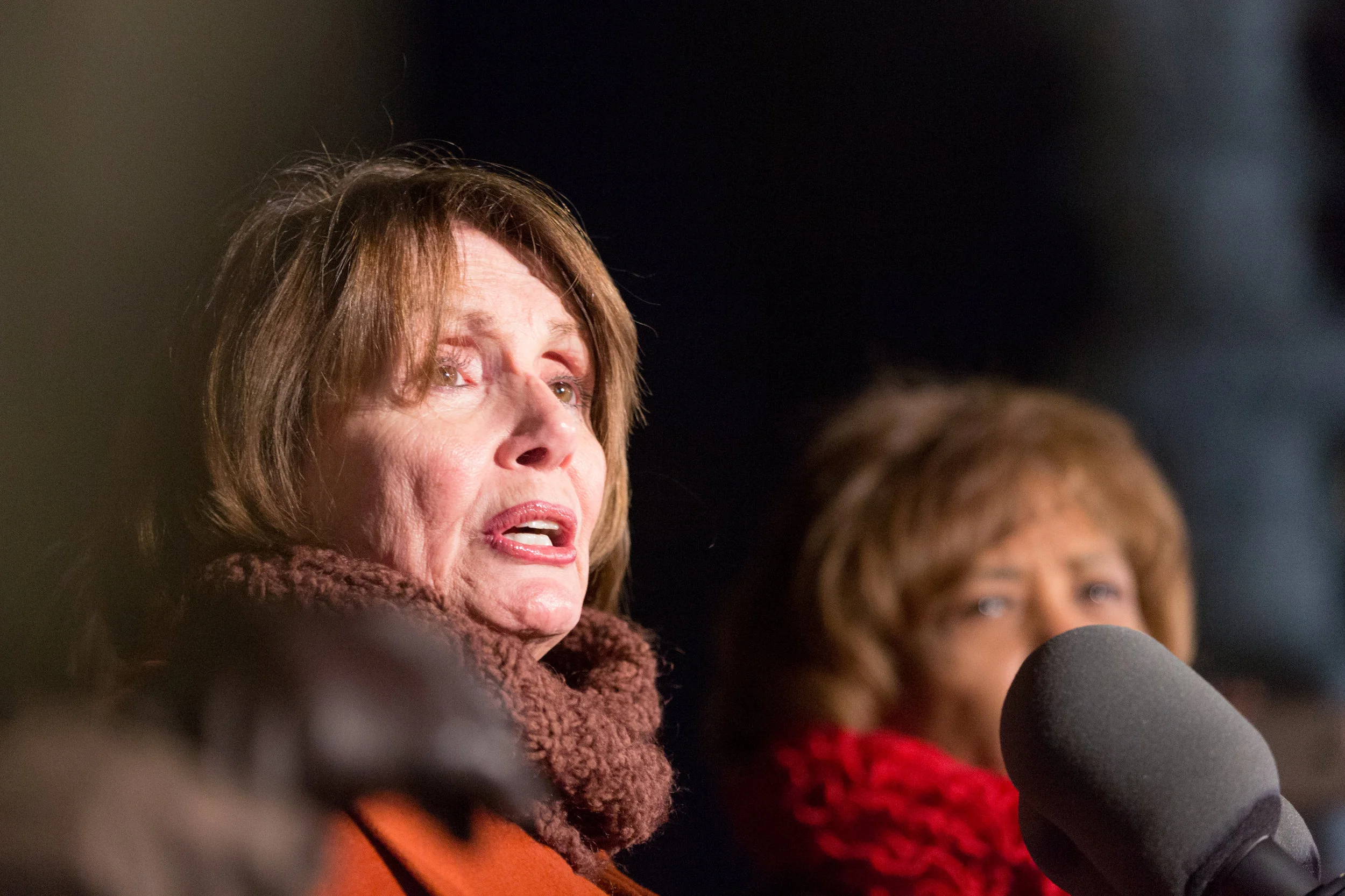 Rep. Nancy Pelosi, Supreme Court news conference to call for the reversal of President Trump’s travel ban on refugees and immigrants from several Middle East countries