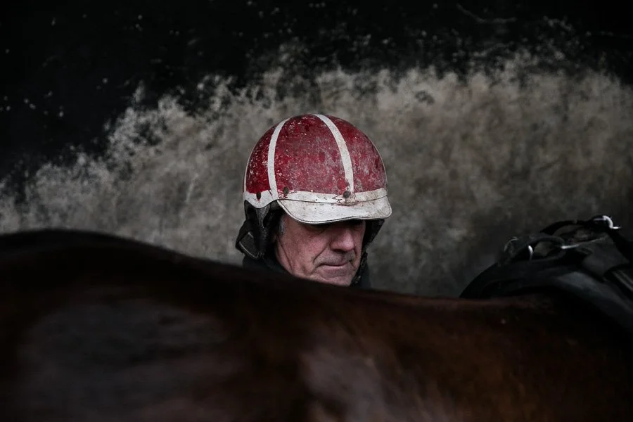 portrait eleveur de chevaux pour livre Cotentissme par Alice Bertrand