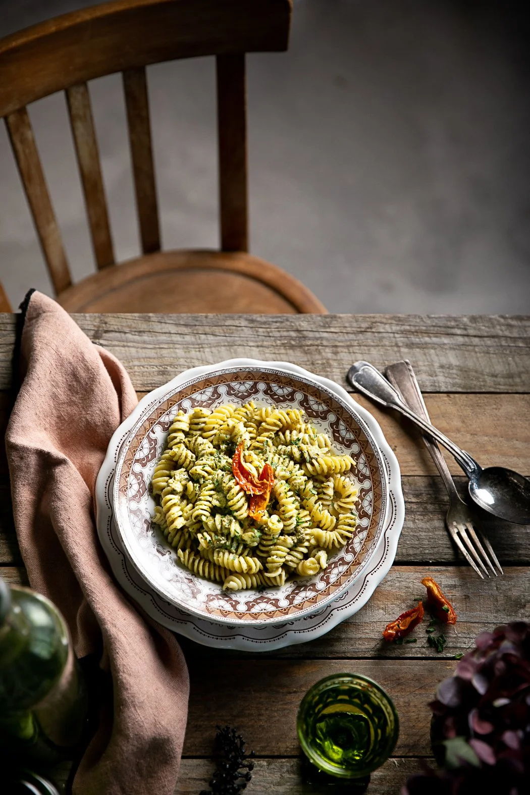 photographe plat de pâtes - stylisme culinaire par Alice Bertrand