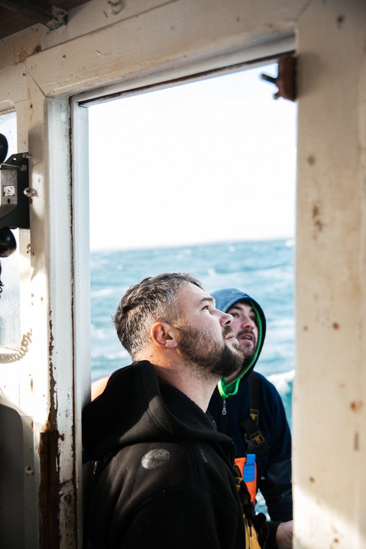 portrait pecheur à la coquille saint Jacques Bretagne