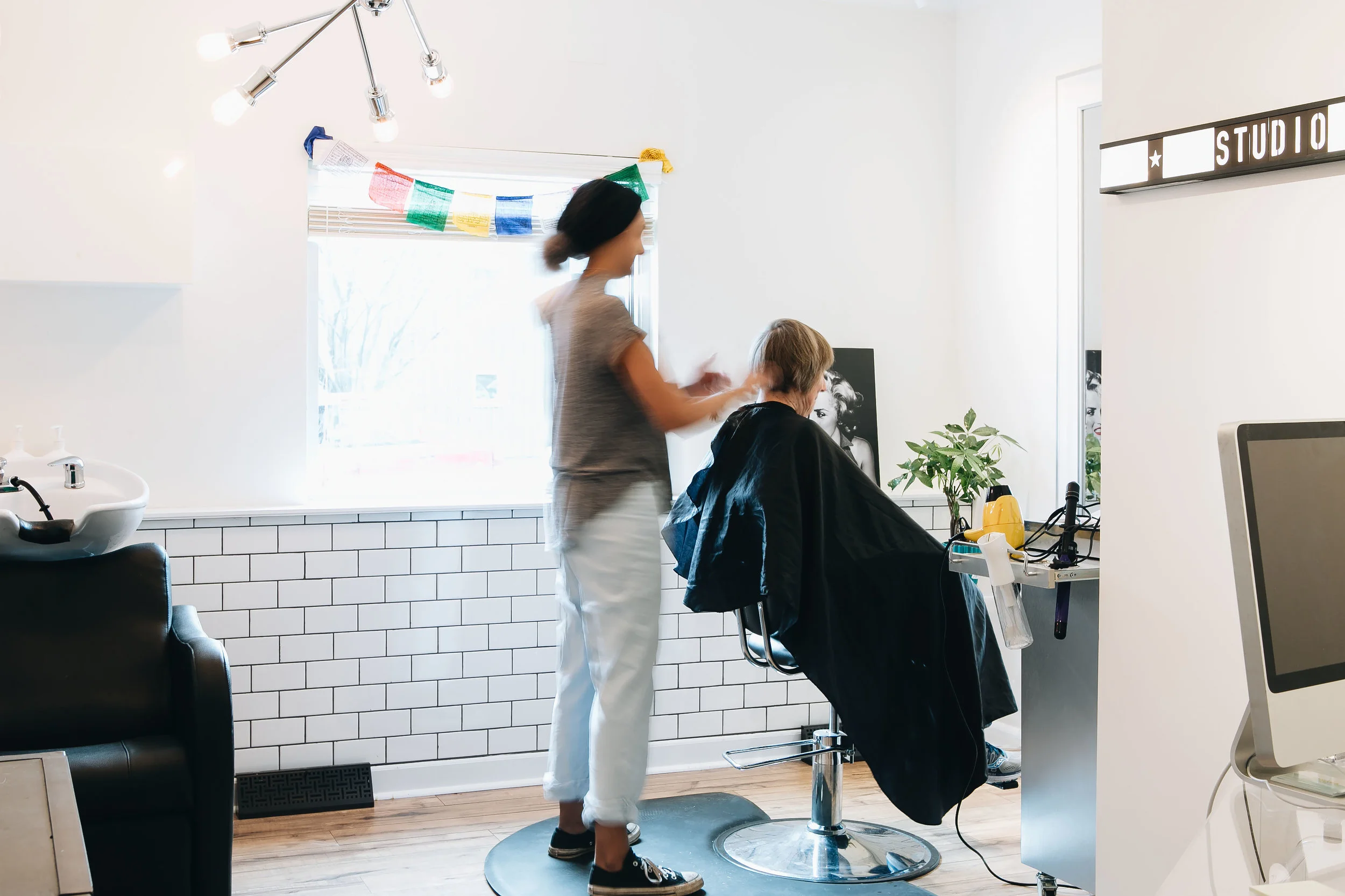 The hair hustle is real with leah of studio 36