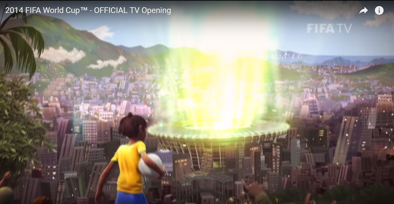 Stills from the 2014 World Cup Title Sequence. Images by FIFA.