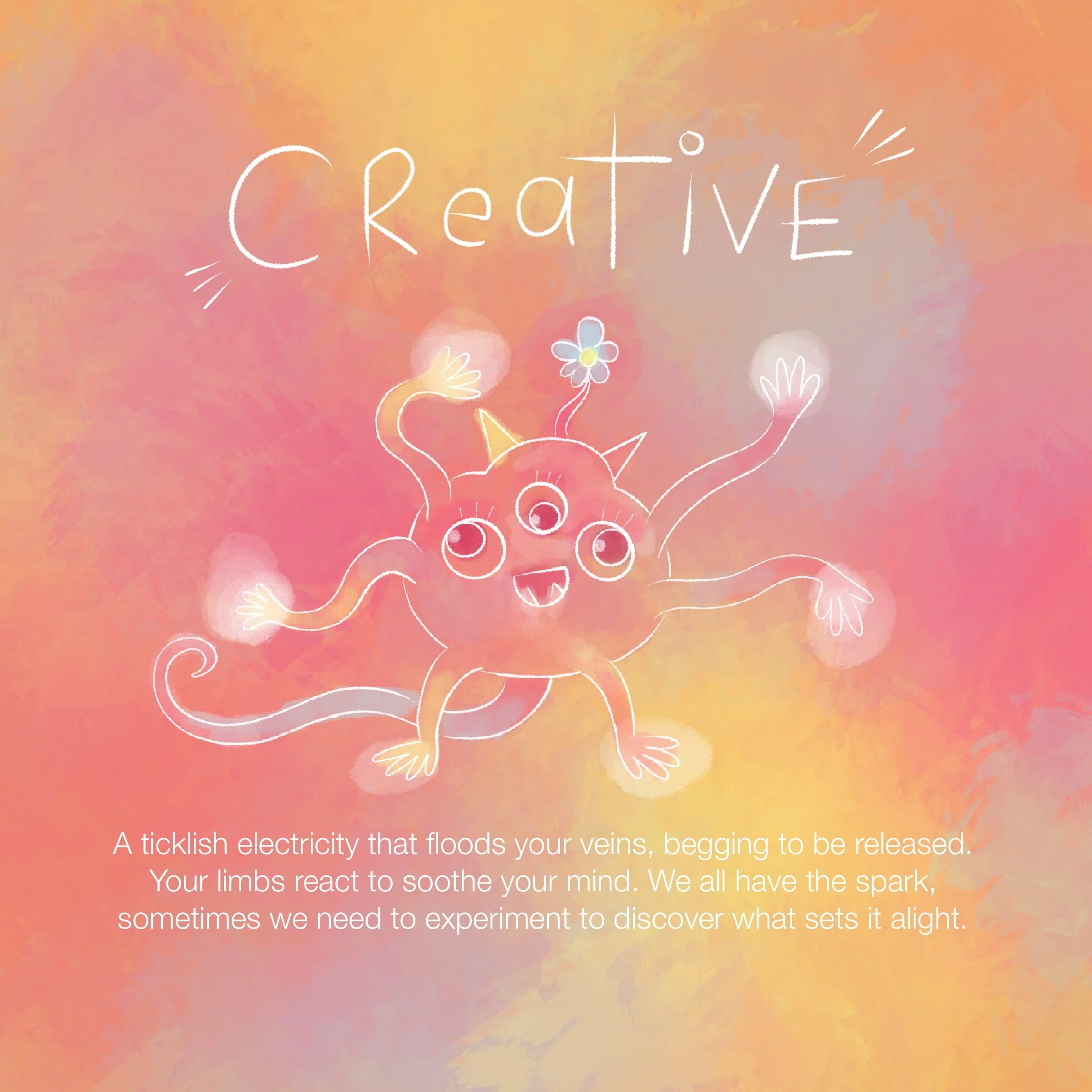 CREATIVE Monster Print