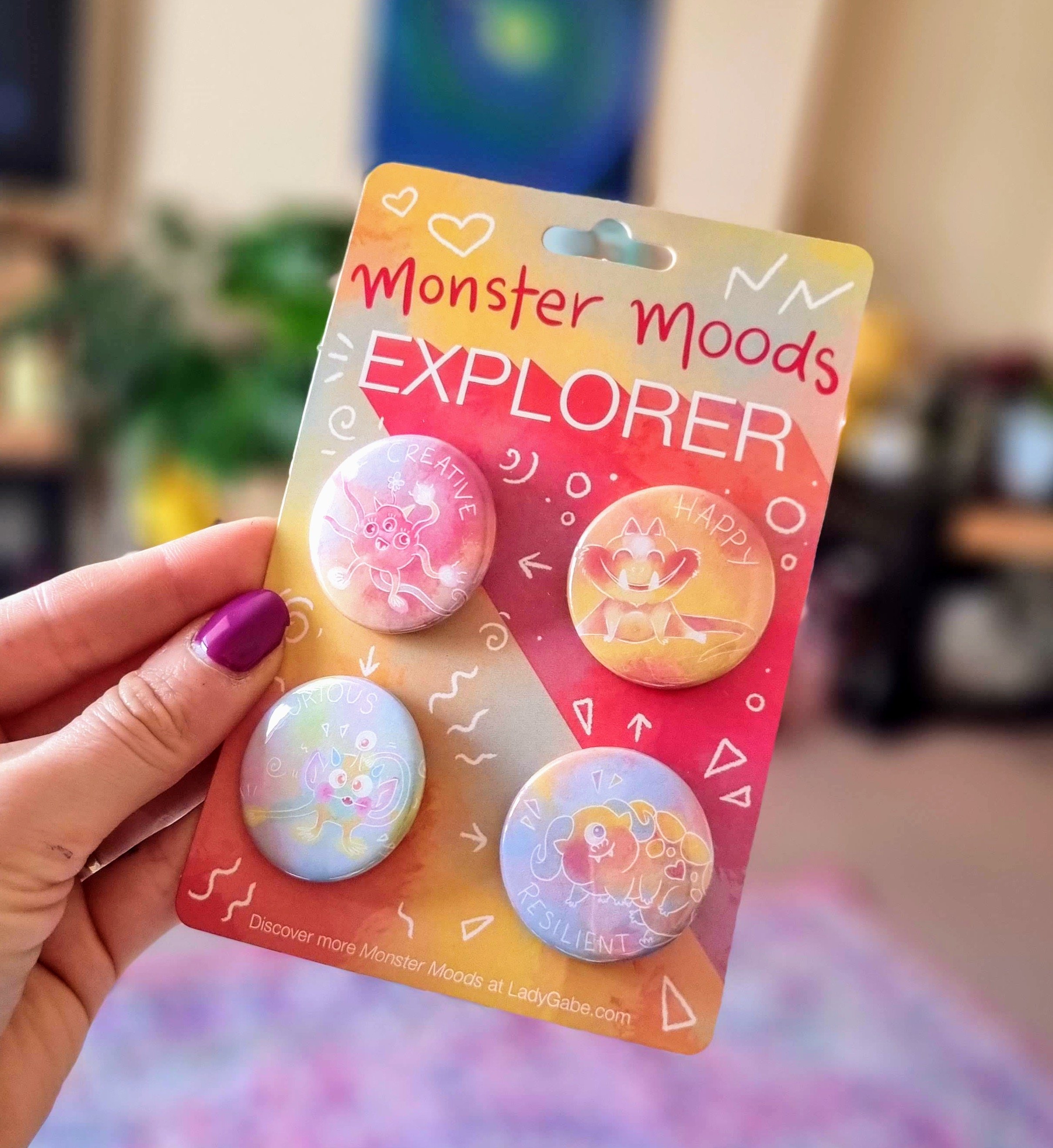 Monster Moods Explorer Badges