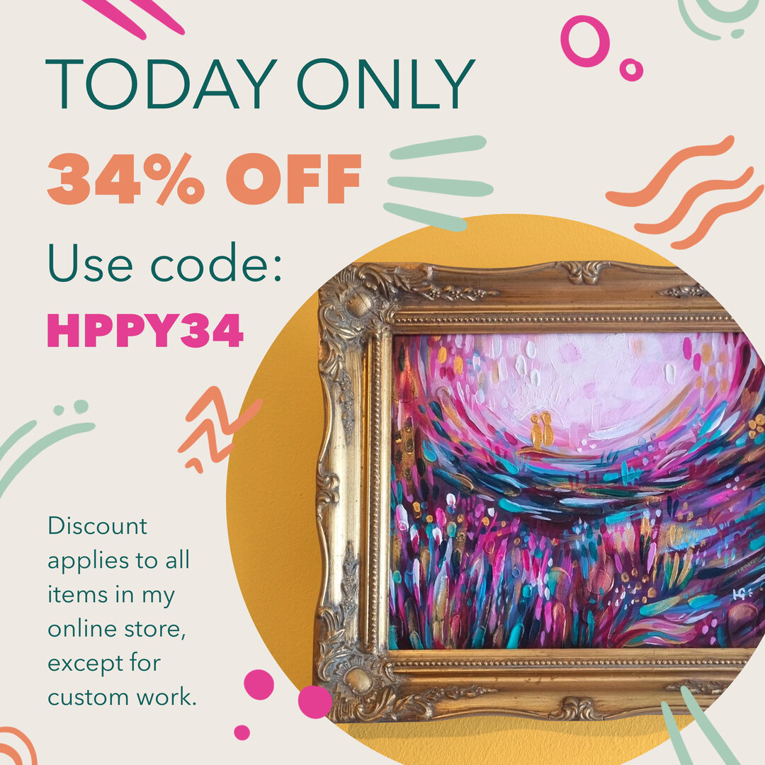 H A P P Y - B I R T H D A Y​​​​​​​​
.​​​​​​​​
34% off of everything in my store today (LadyGabe.com) with code: HPPY34​​​​​​​​
.​​​​​​​​
⚡️⚡️⚡️​​​​​​​​
.​​​​​​​​
Today I turn 34 years old!​​​​​​​​
.​​​​​​​​
To celebrate being here for another year I&