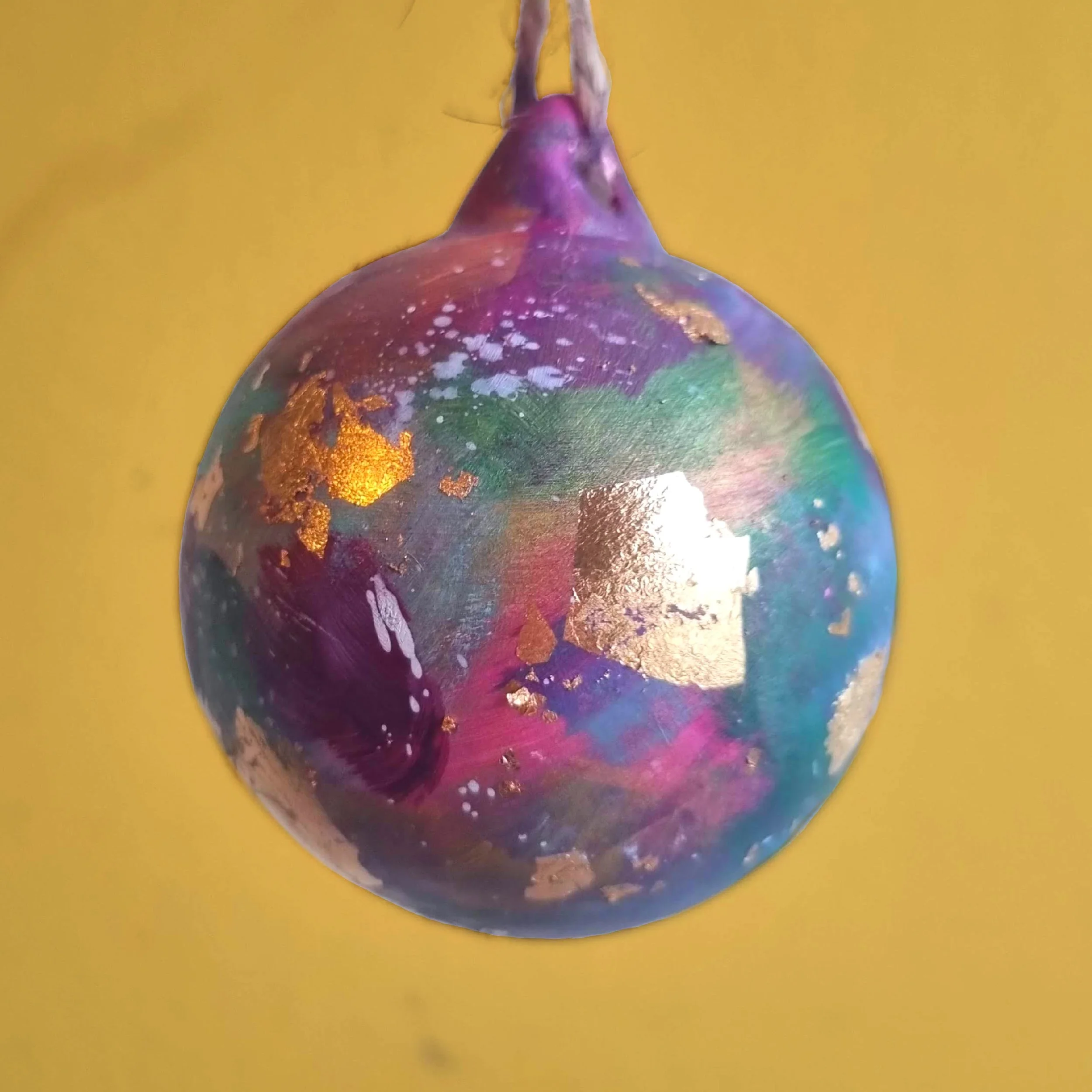 *PRE ORDER* Hand Painted Ceramic Christmas Bauble