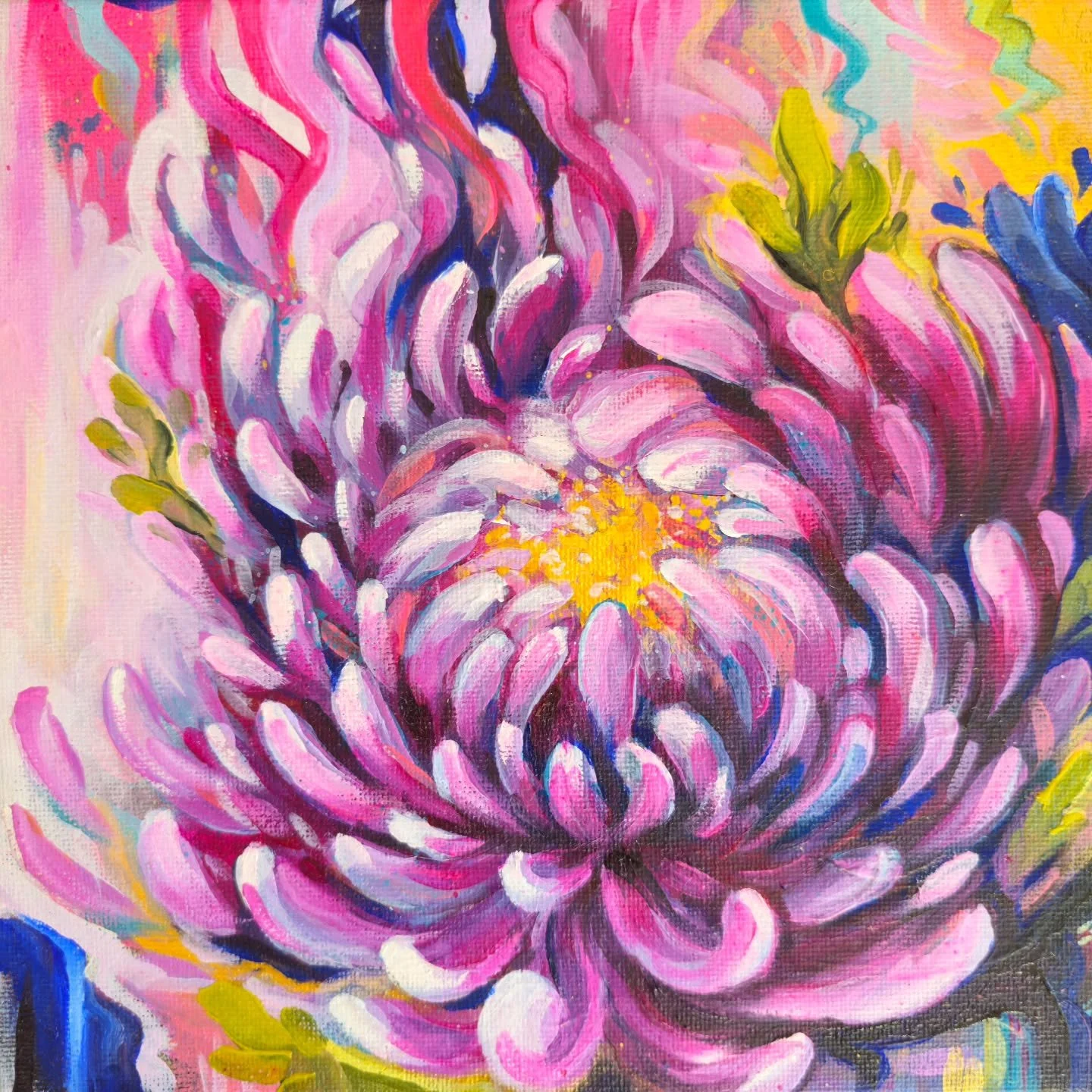 GRIEF 💕
.
This special painting "Grief" has been chosen to feature in @sixteengallery upcoming Small Works exhibition in Cheltenham.
.
24 April - 5 May 2026
.
I've seen a hint of the other artists featured and it is going to be a treat! Al