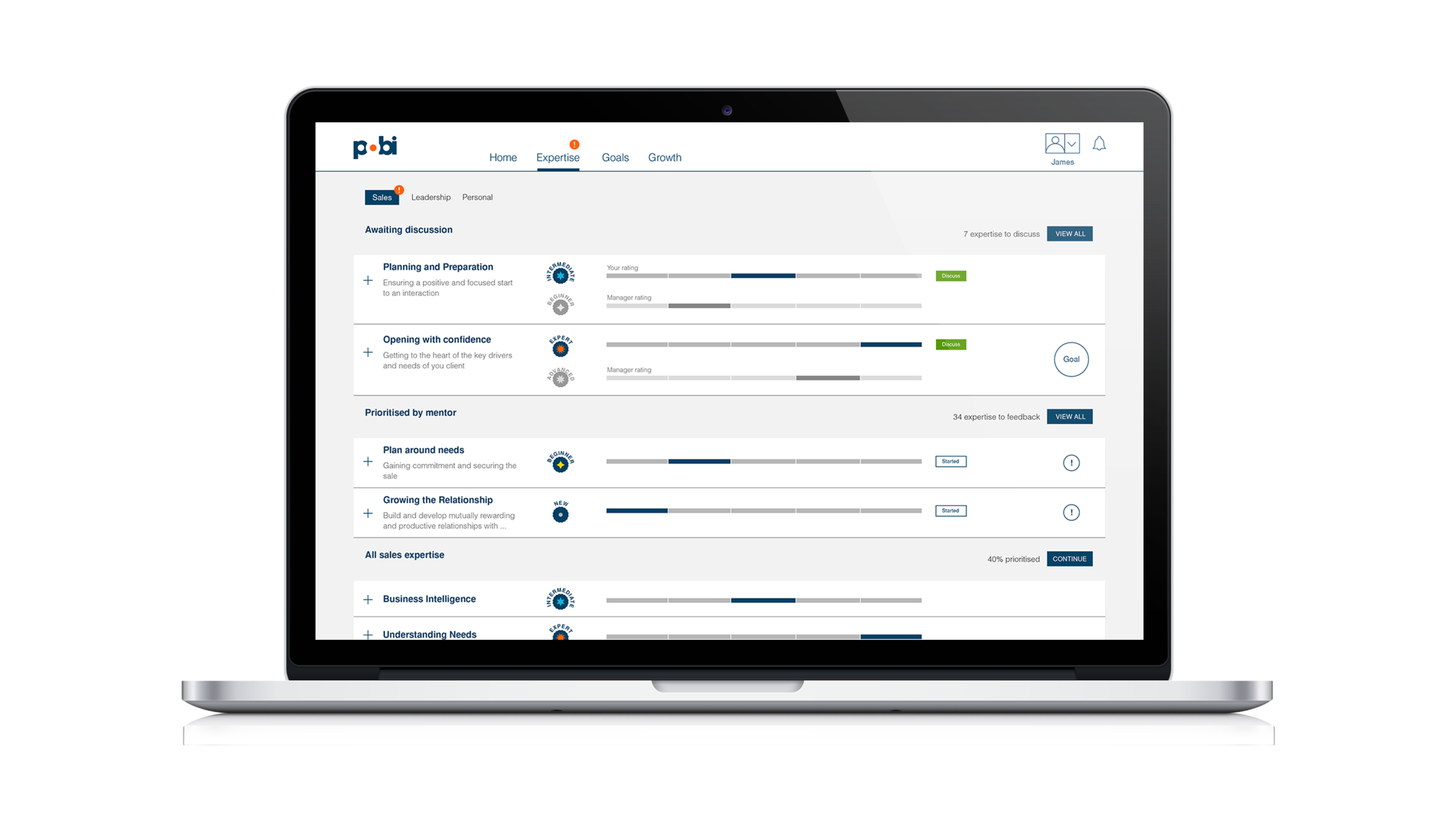 Expertise view