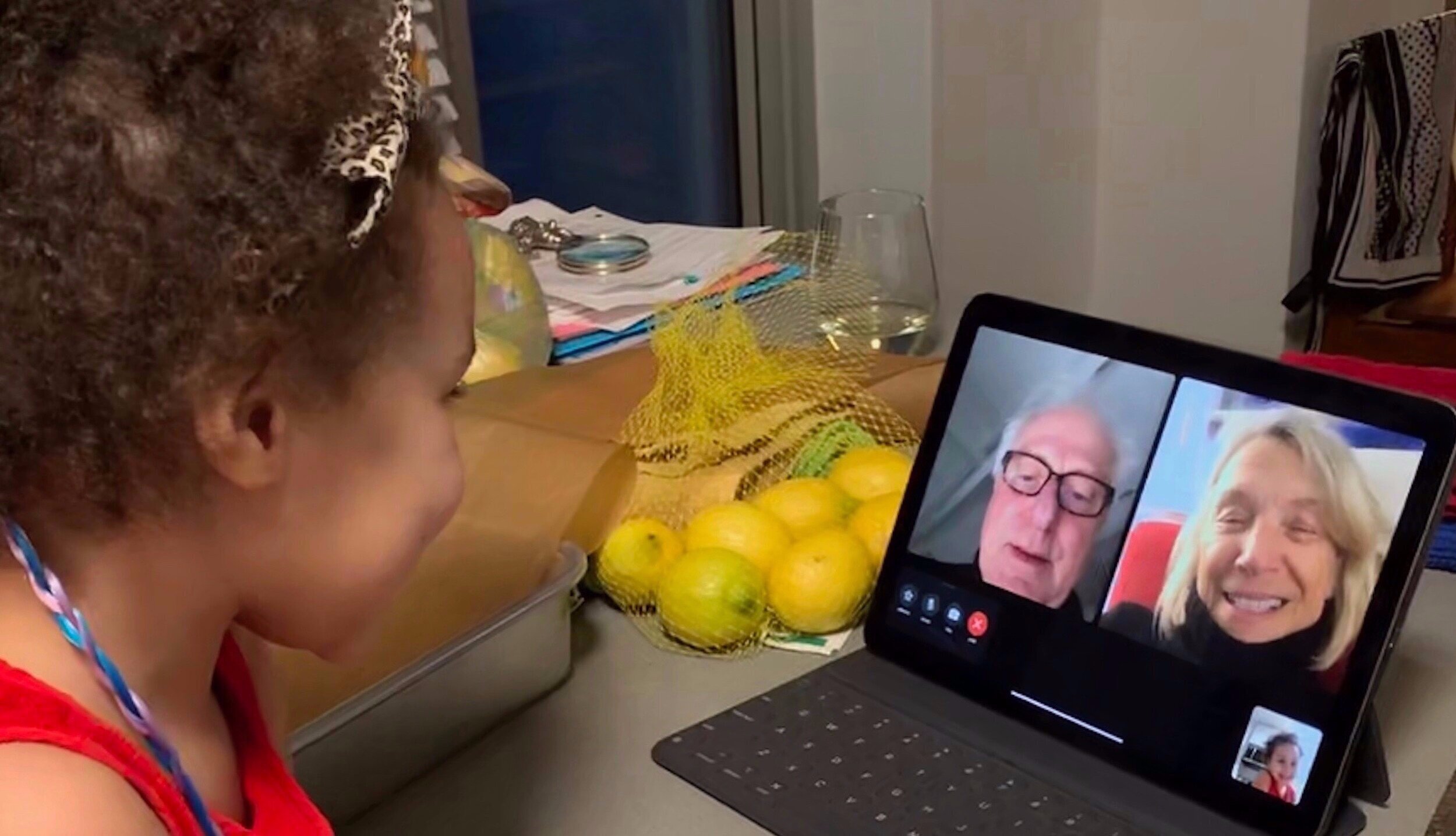 Face Time with Grandparents is One Way To Stay Connected.