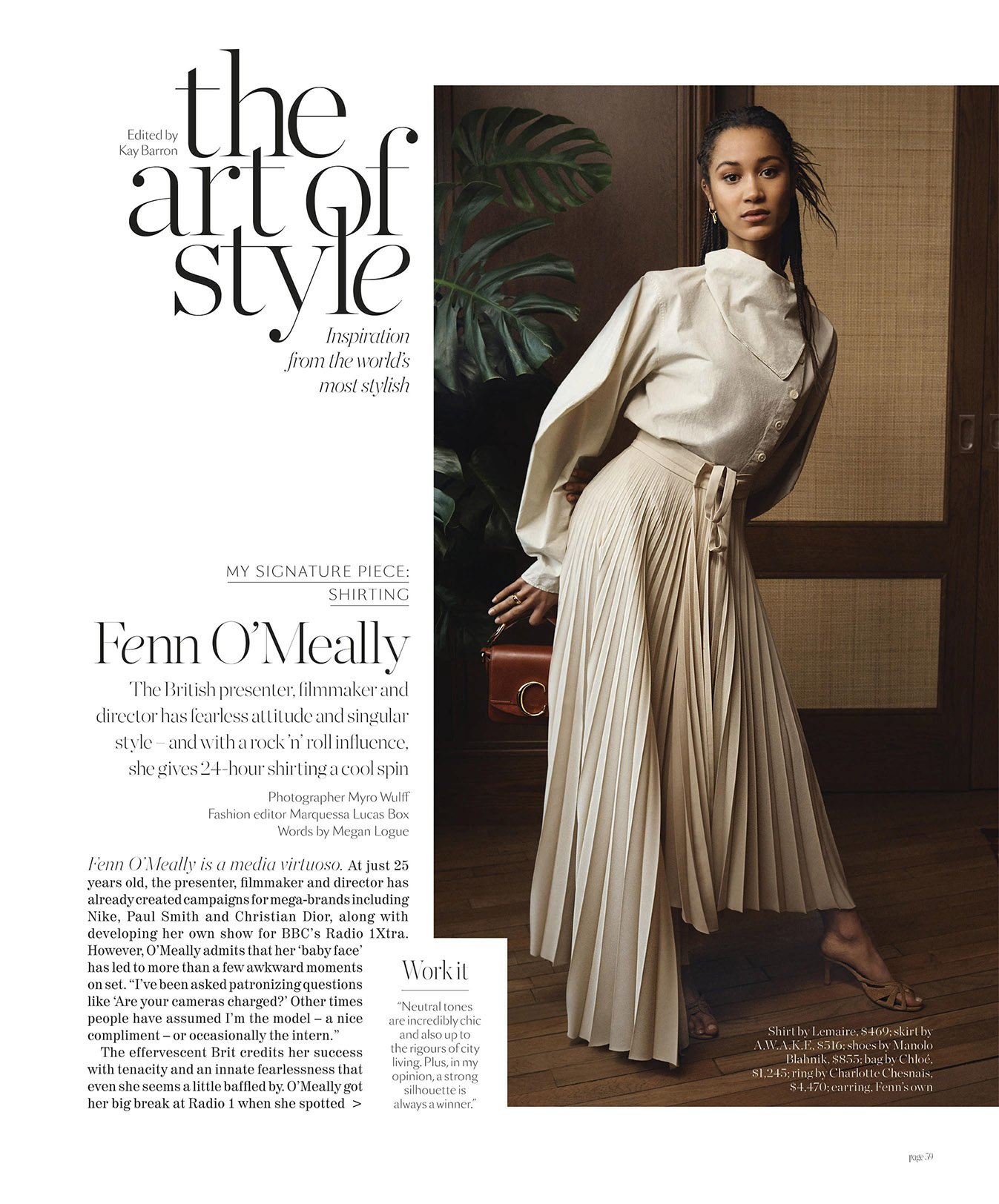 Fenn O'Meally by Myro Wulff Porter - summer 19