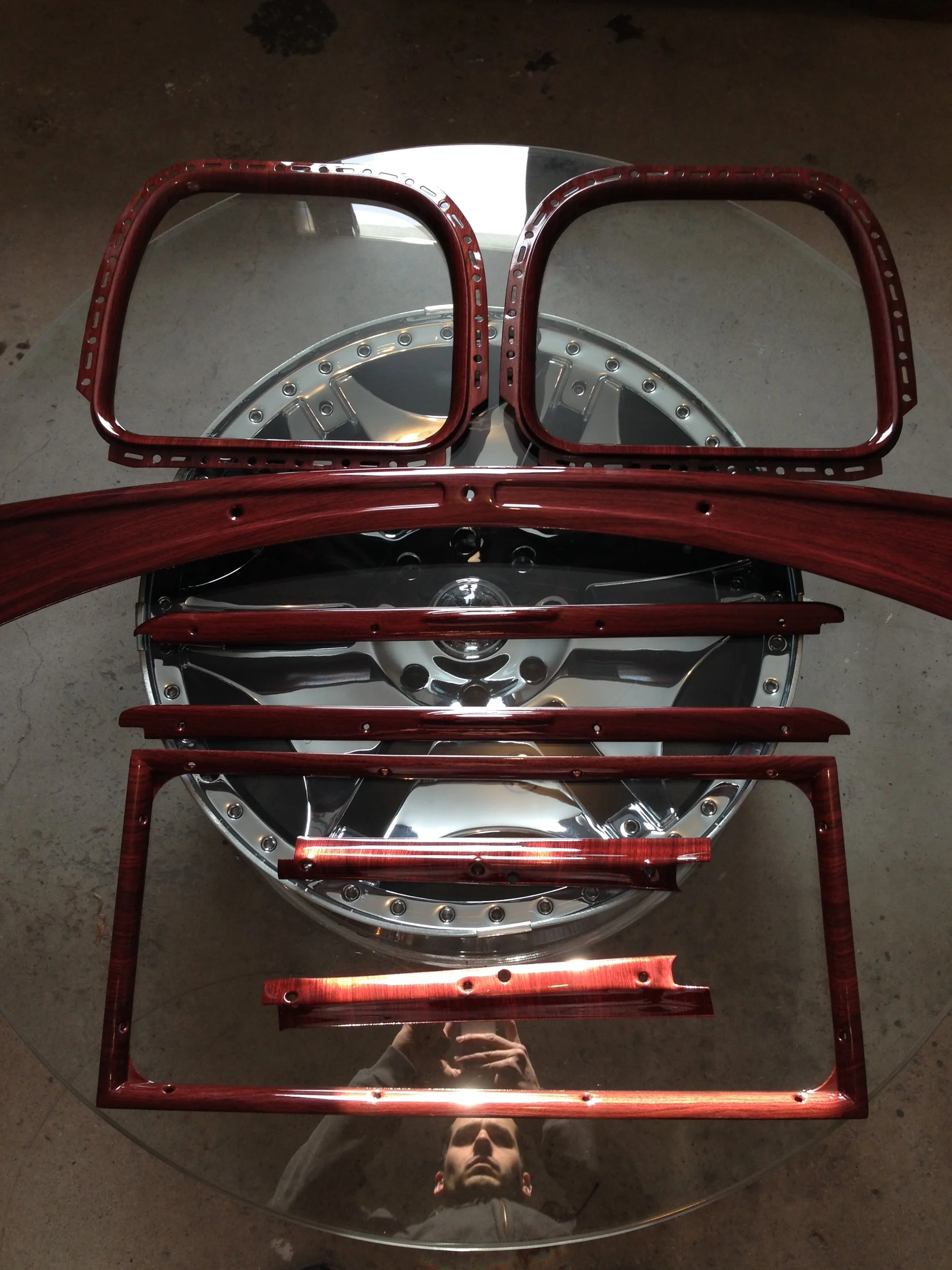 1927 Ford Model A: Hydrographic Wood Grain Interior Trim