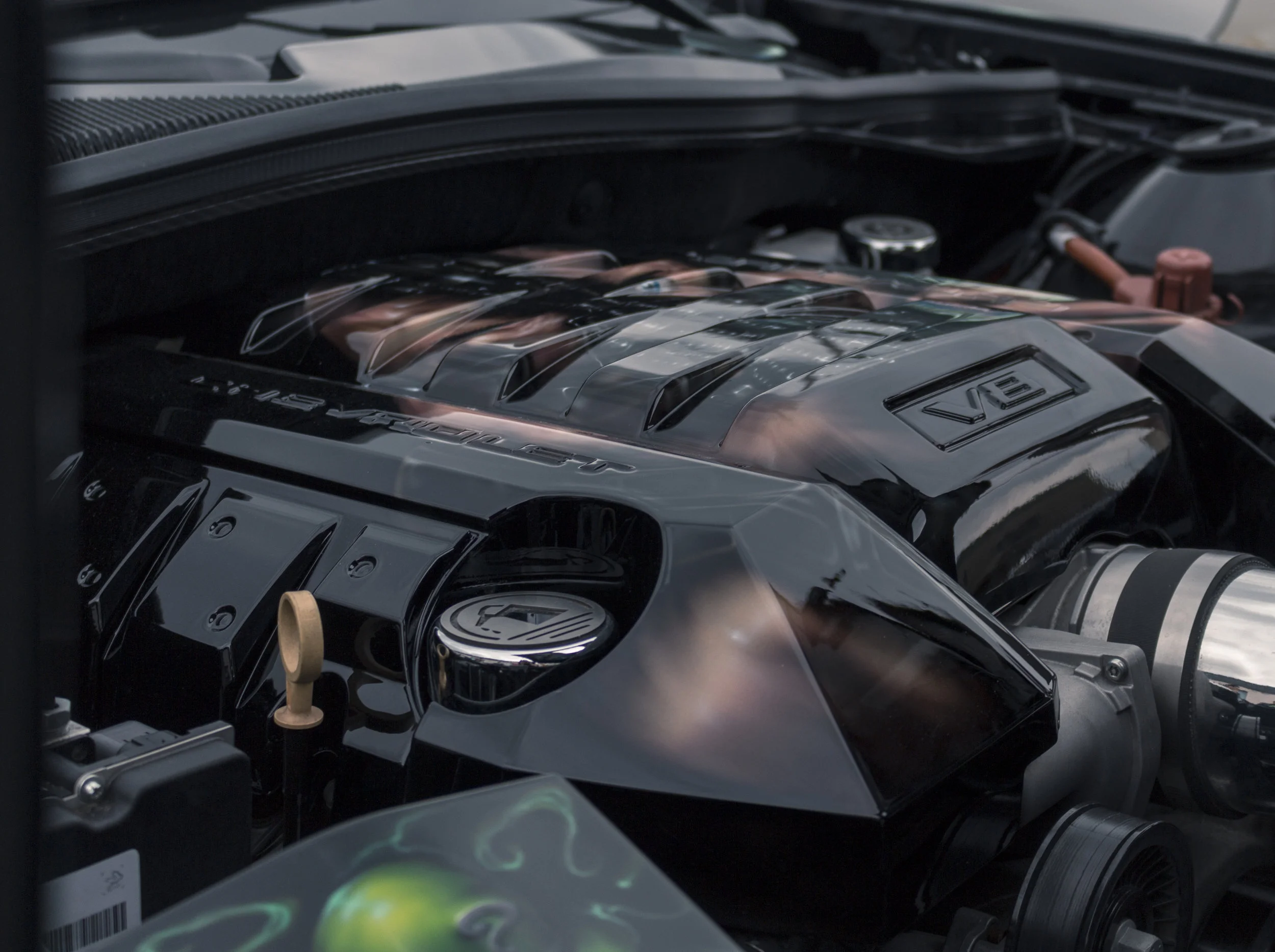 Chevrolet Camaro: Batman Theme Airbrush Art