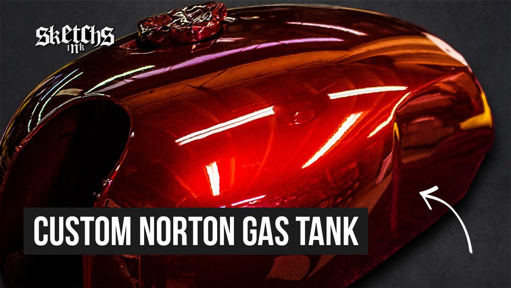 How To Paint A Motorcycle Gas Tank Sketchs Ink