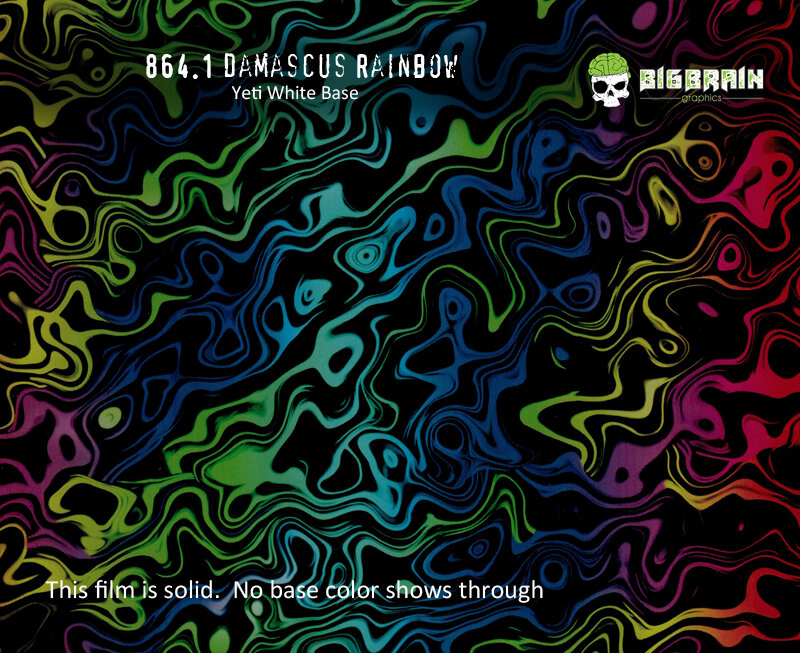 864 Damascus Metal Rainbow Colorful Oil Slick Wave Buy Hydrographics Patterns Dip Film Big Brain Graphics Yeti White Base.jpg