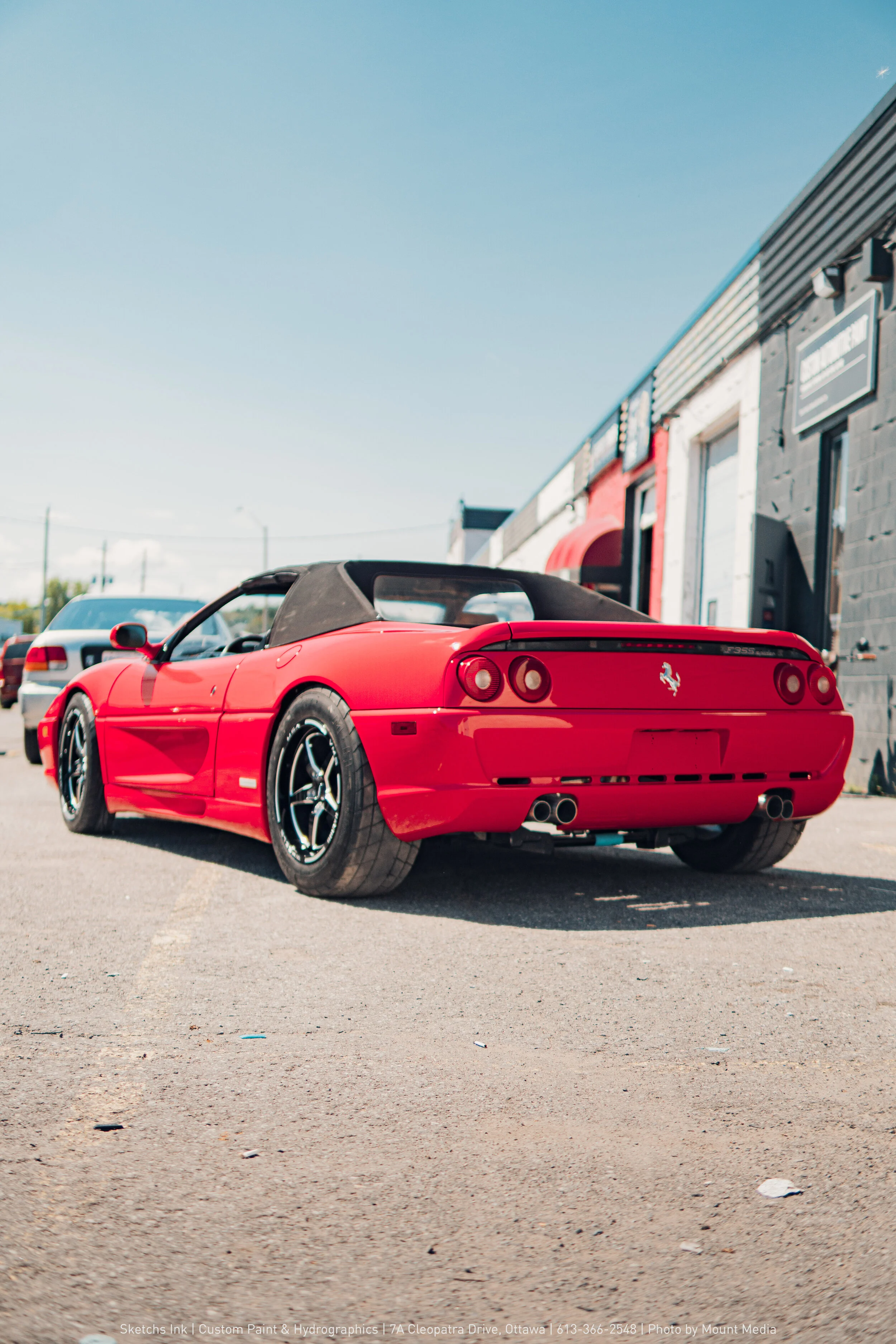 Restoring A Honda Swapped Ferrari 355 Spyder — Sketchs Ink