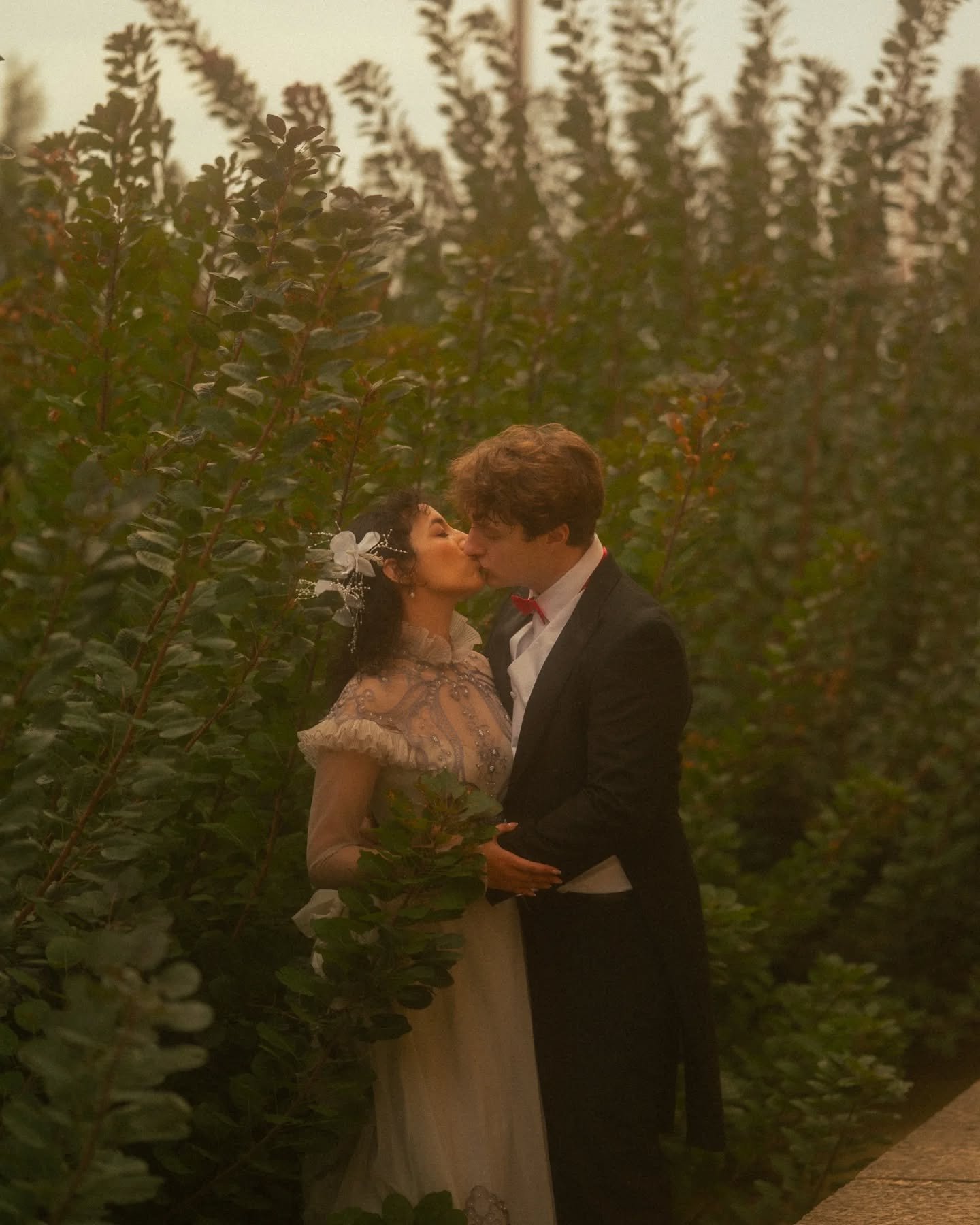 An embrace after longing eyes and smiles to seal the deal 
Gilded in love there is no mistake 
May the covenant never break 
Belief in each other, the souls they always partake
Divine connections supersede what we once knew real ❤️

Cant wait for thi